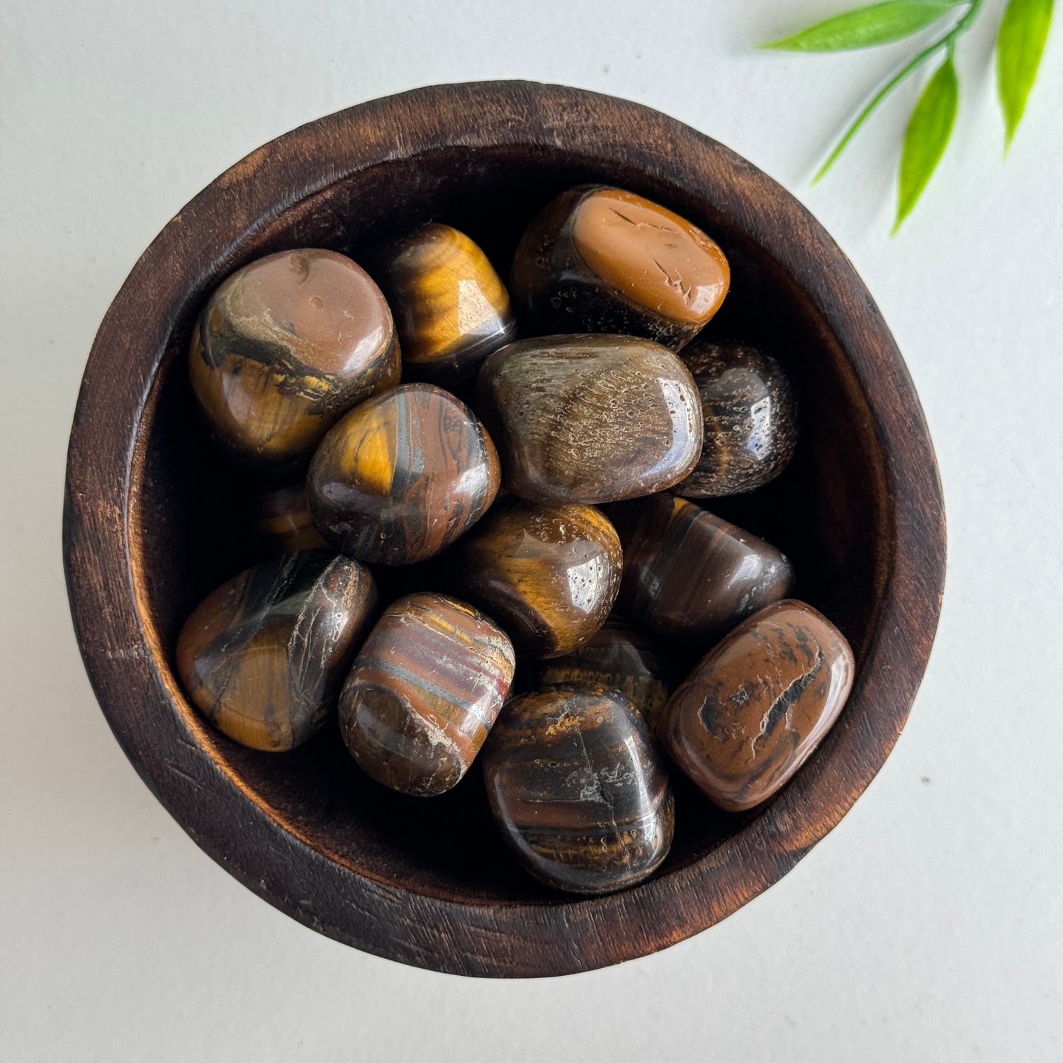 Tigers Eye Tumbled