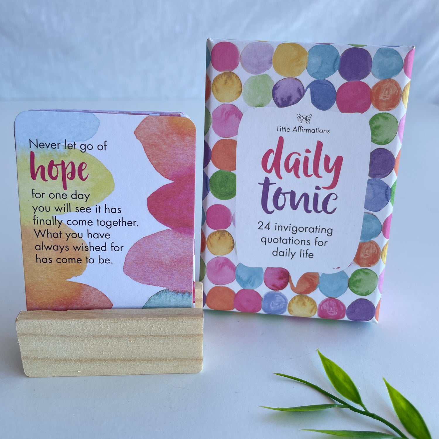 Daily Tonic Affirmation Cards.