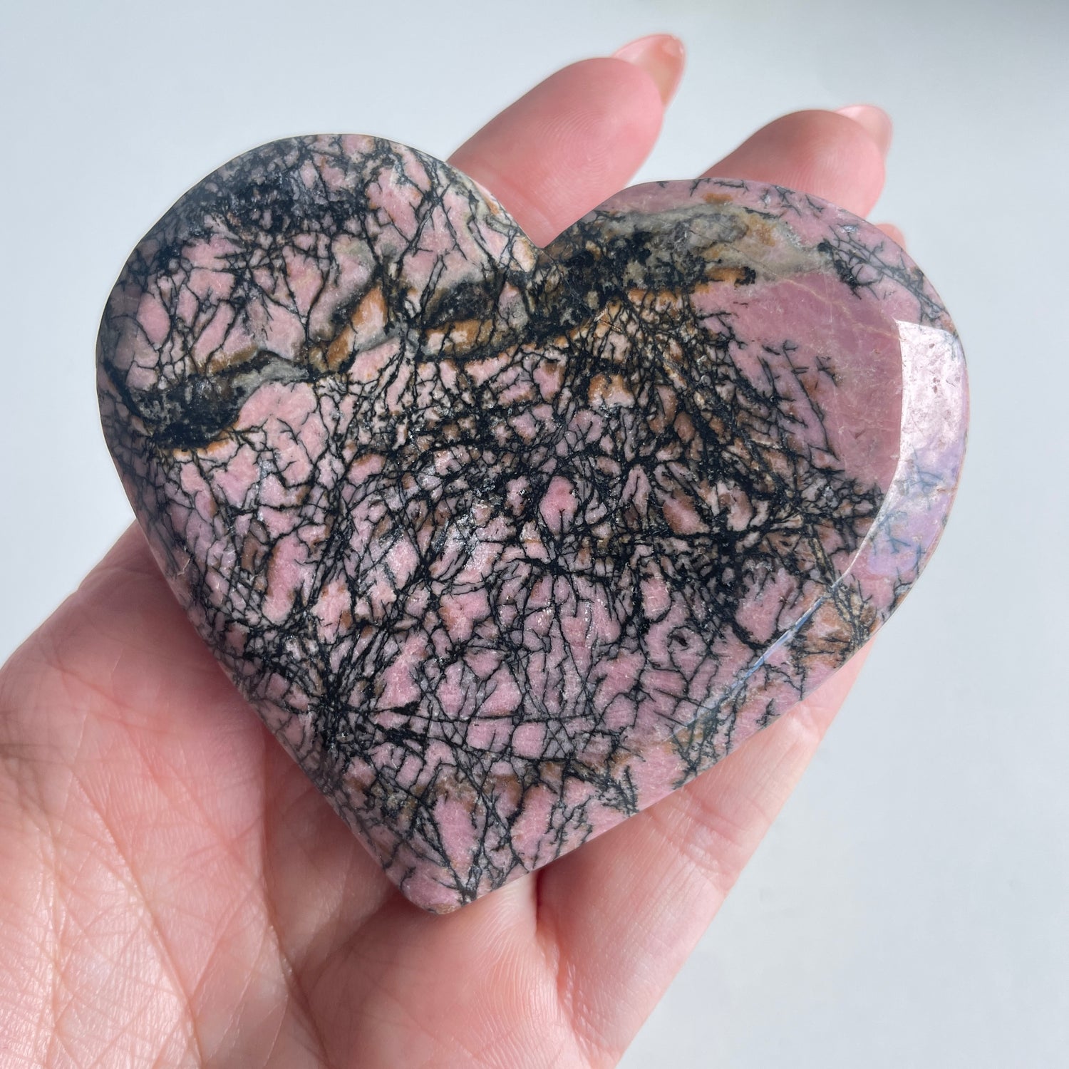 Rhodonite Heart Med Assorted