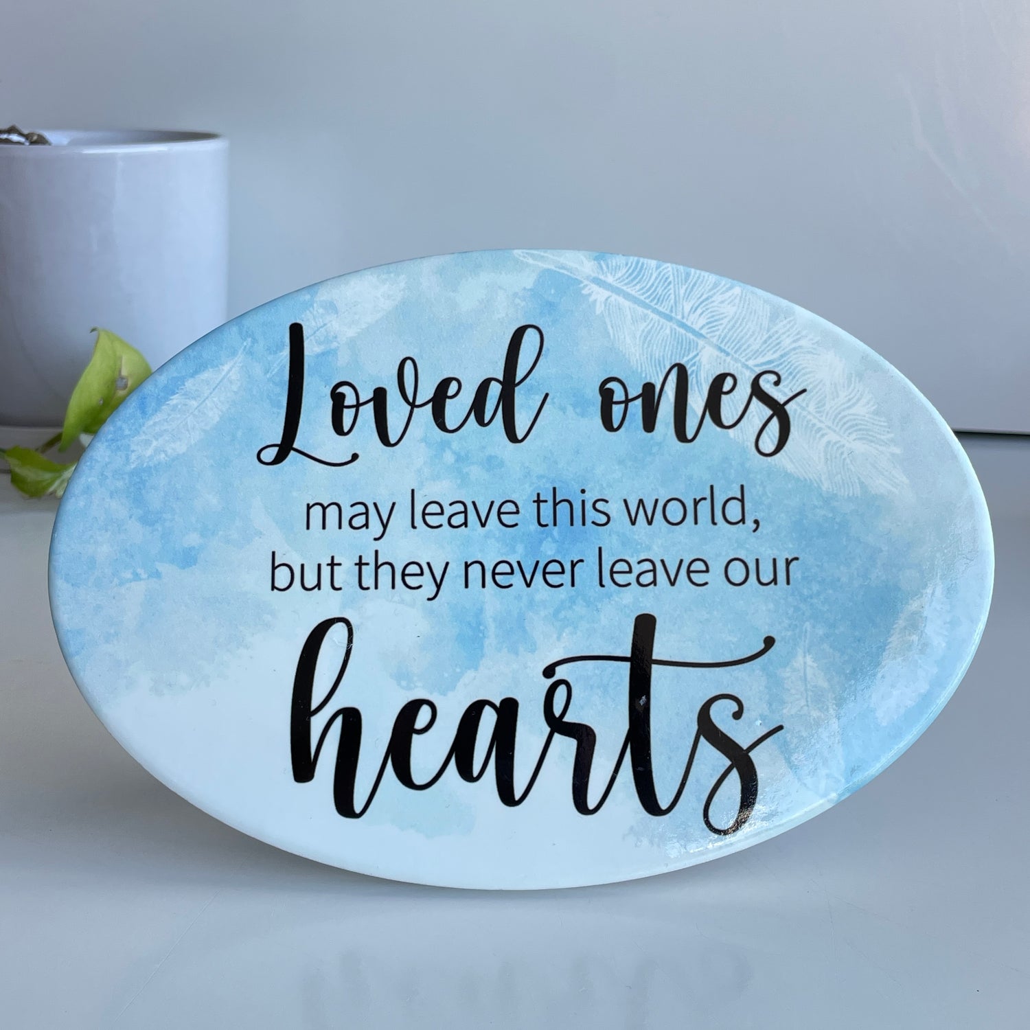 Loved Ones - Hearts  Ceramic Plate PL7376