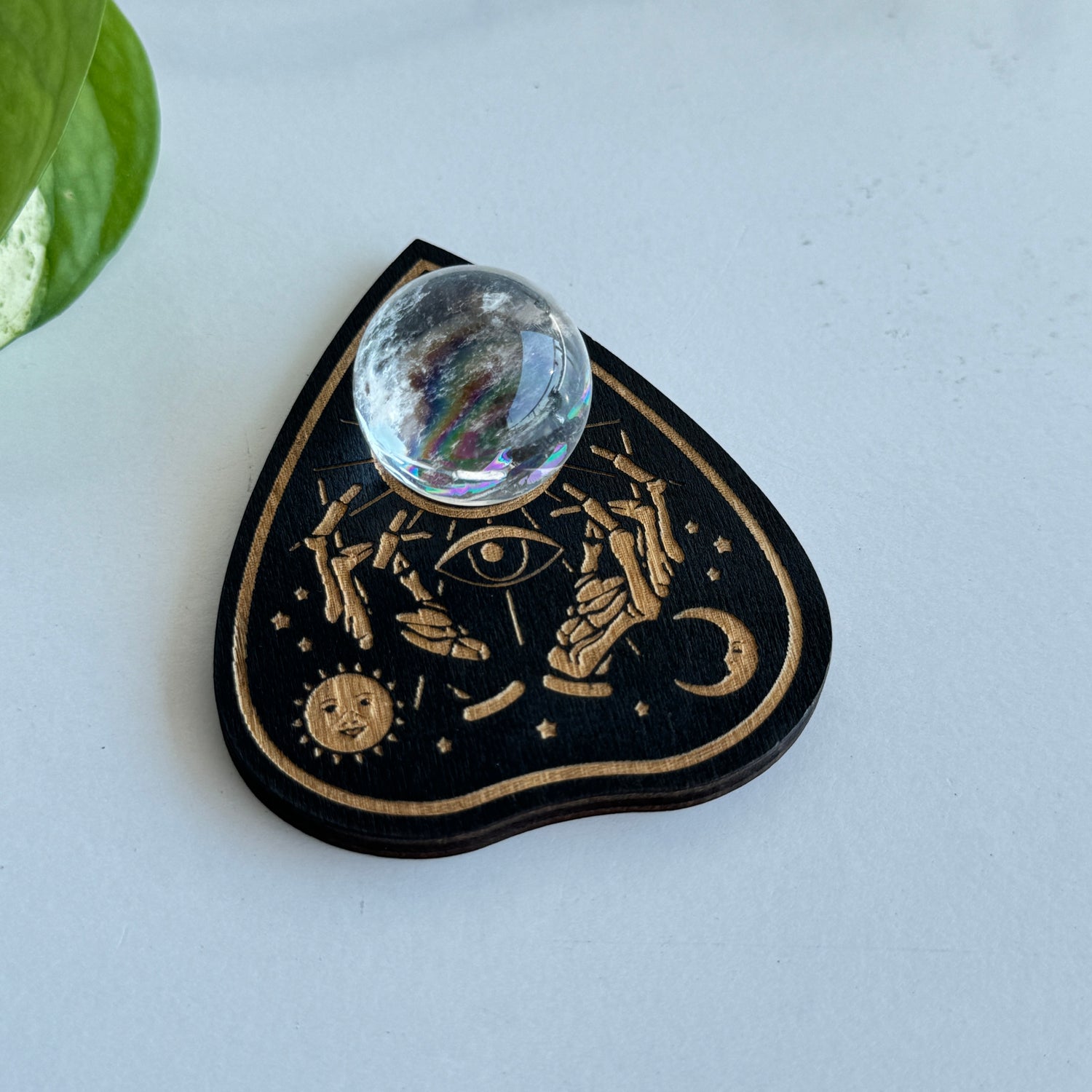 Skull Hands Planchette Sphere Holder