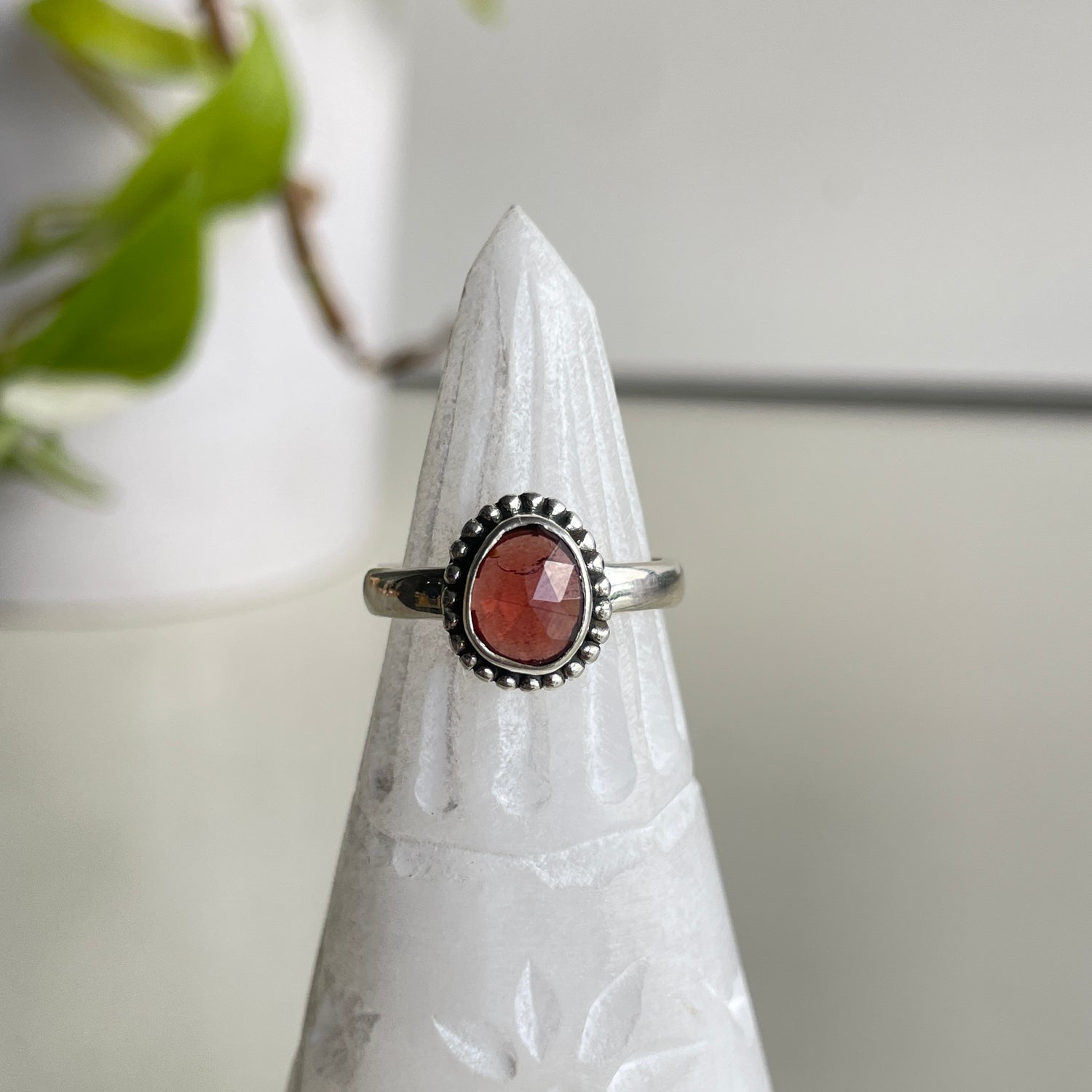 Rhodolite Garnet Ring Sz6