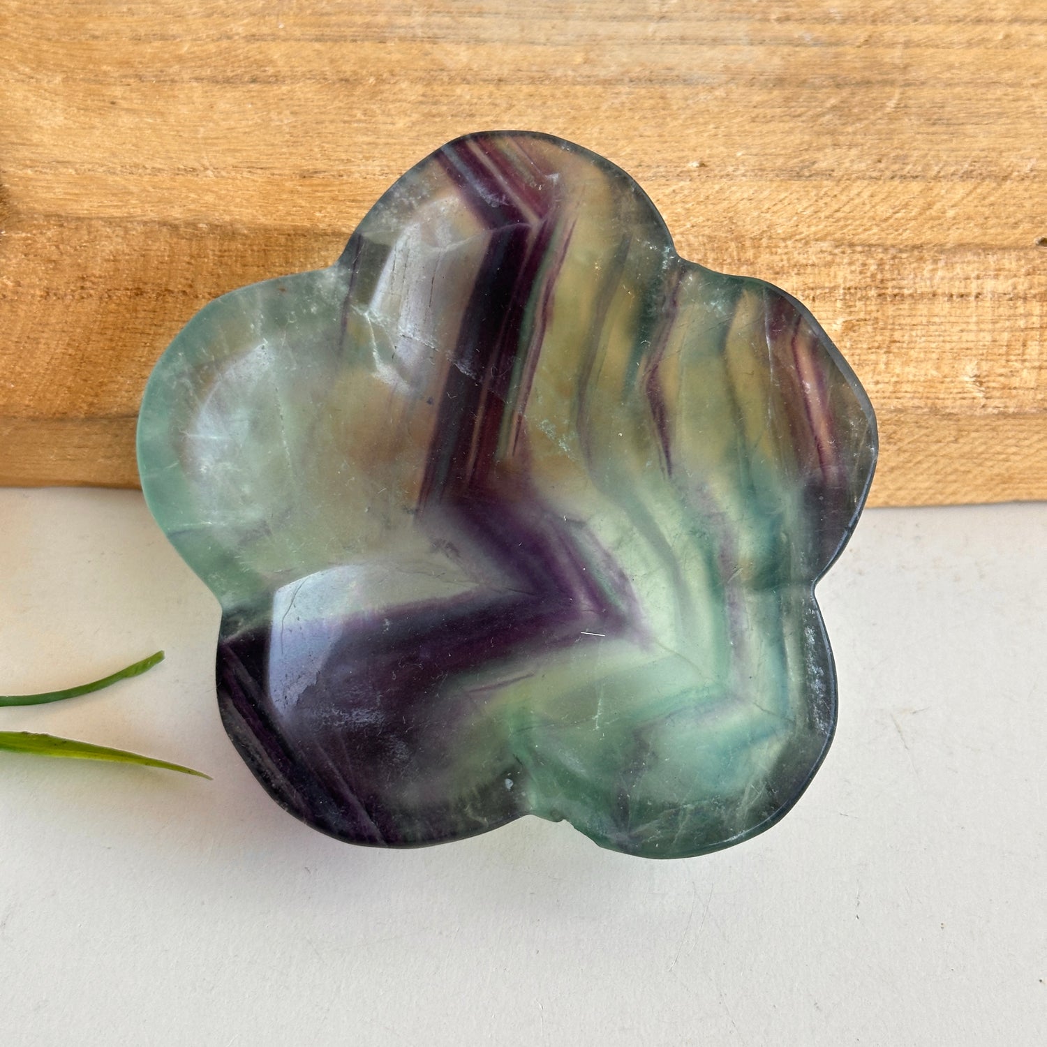 Fluorite Flower Bowl 13