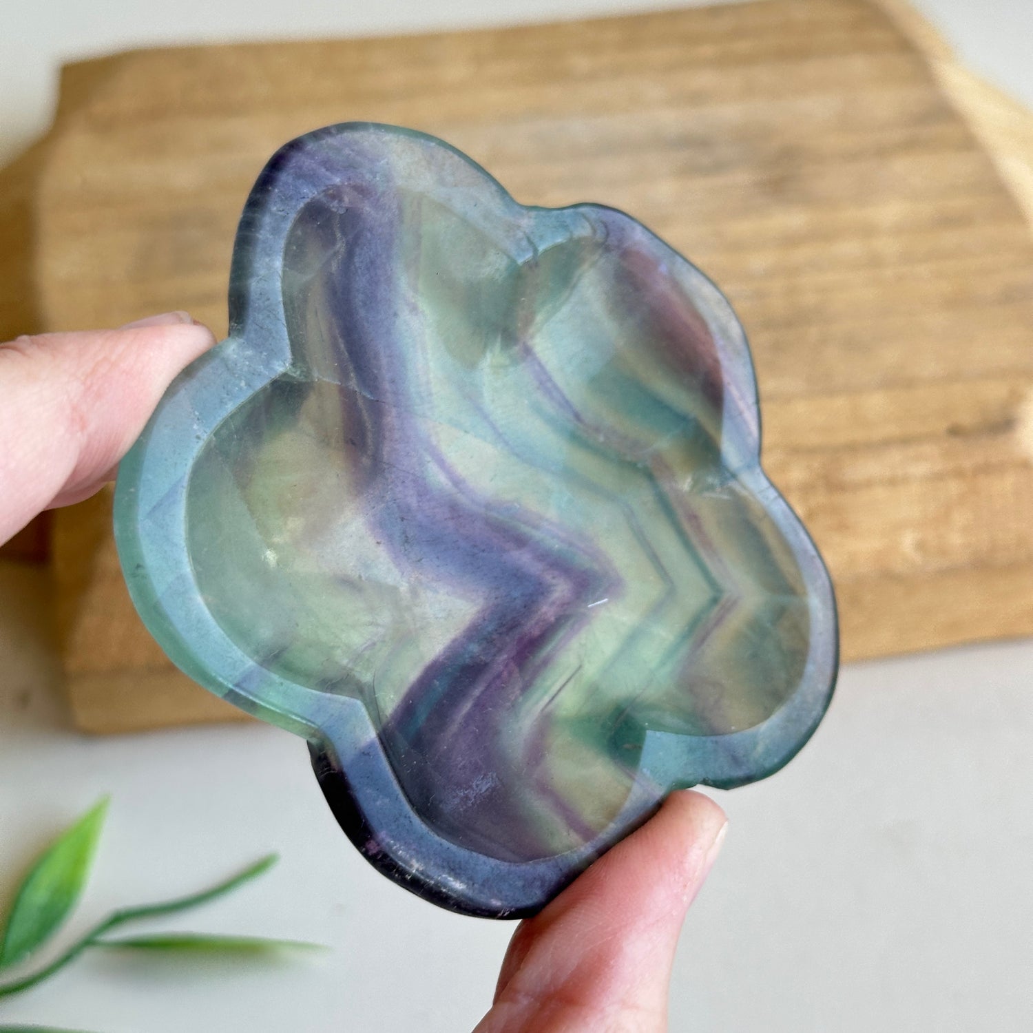Fluorite Flower Bowl 13