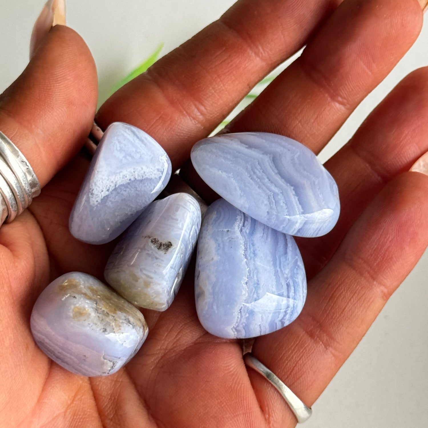 Blue Lace Agate Tumbled