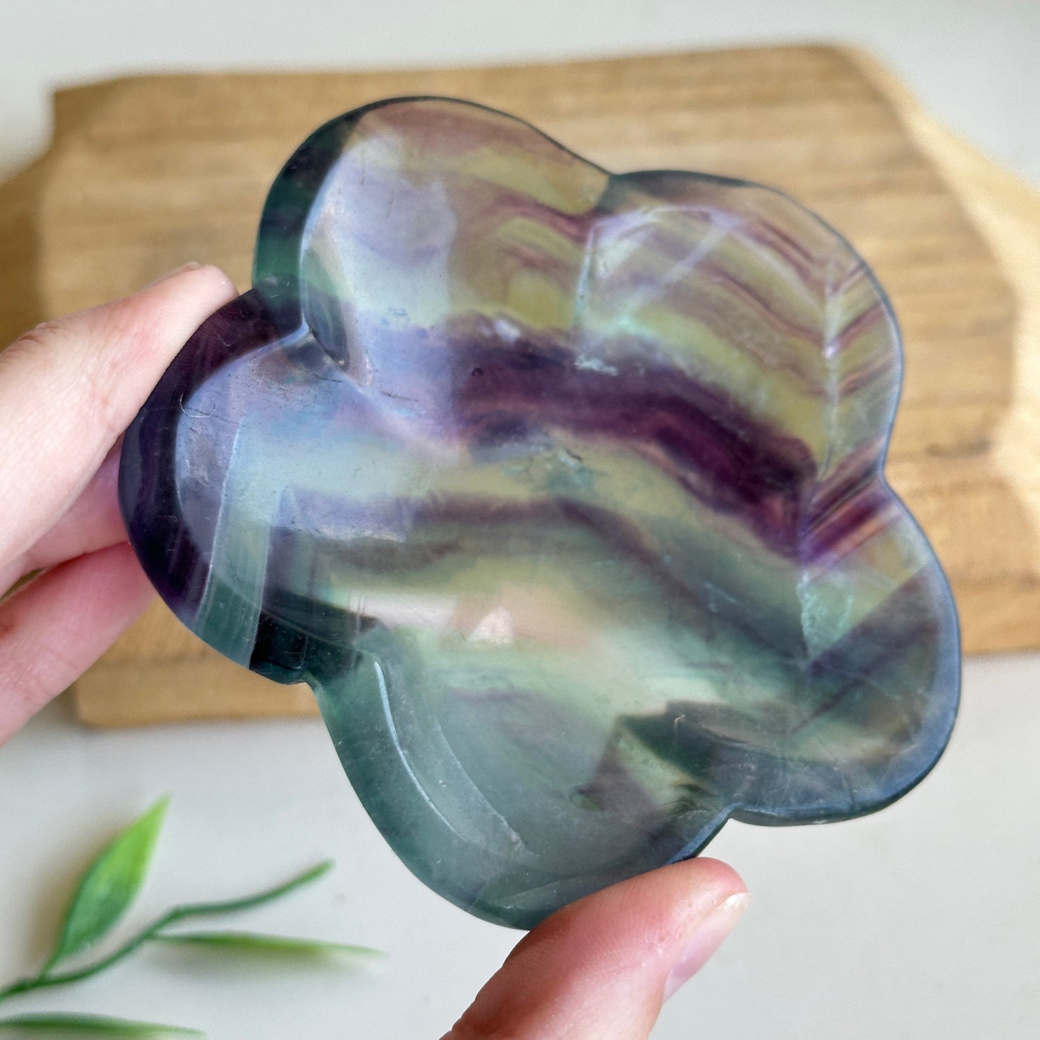 Fluorite Flower Bowl 12