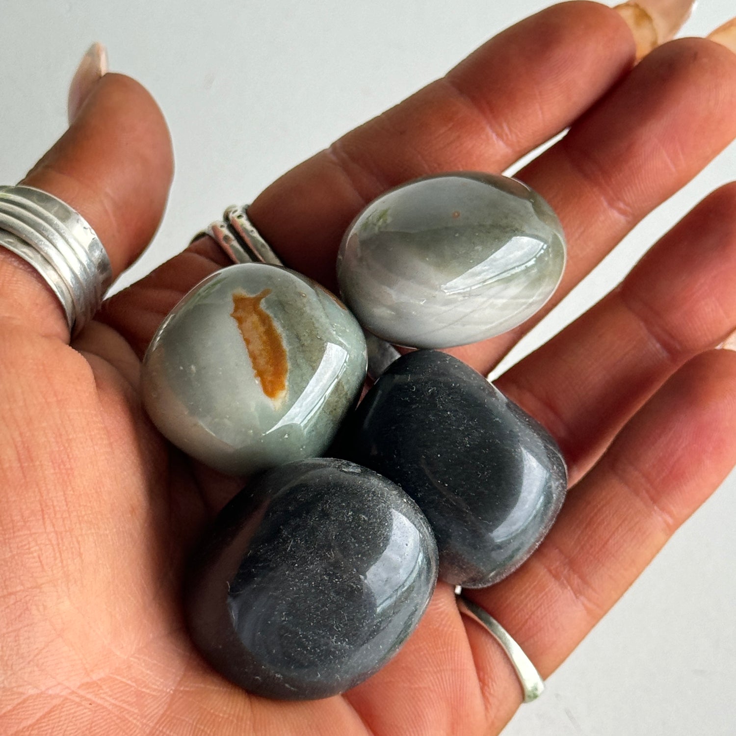 Polychrome Jasper Tumbled