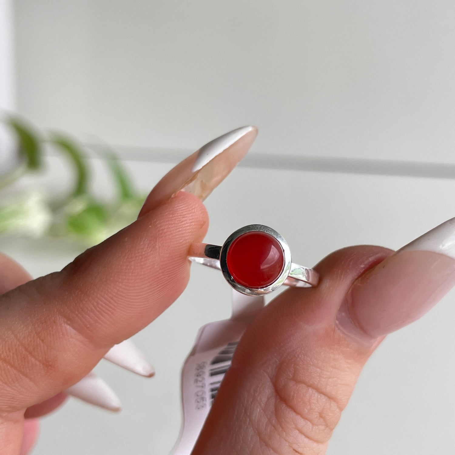 Carnelian Round Ring