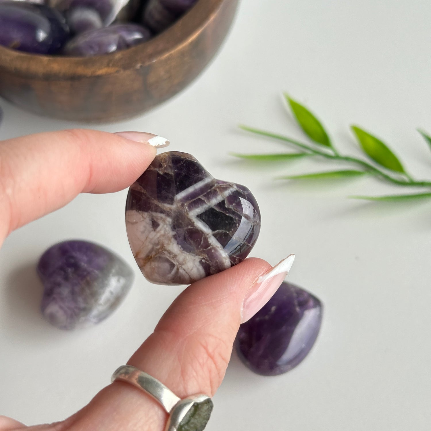 Amethyst Heart 3cm