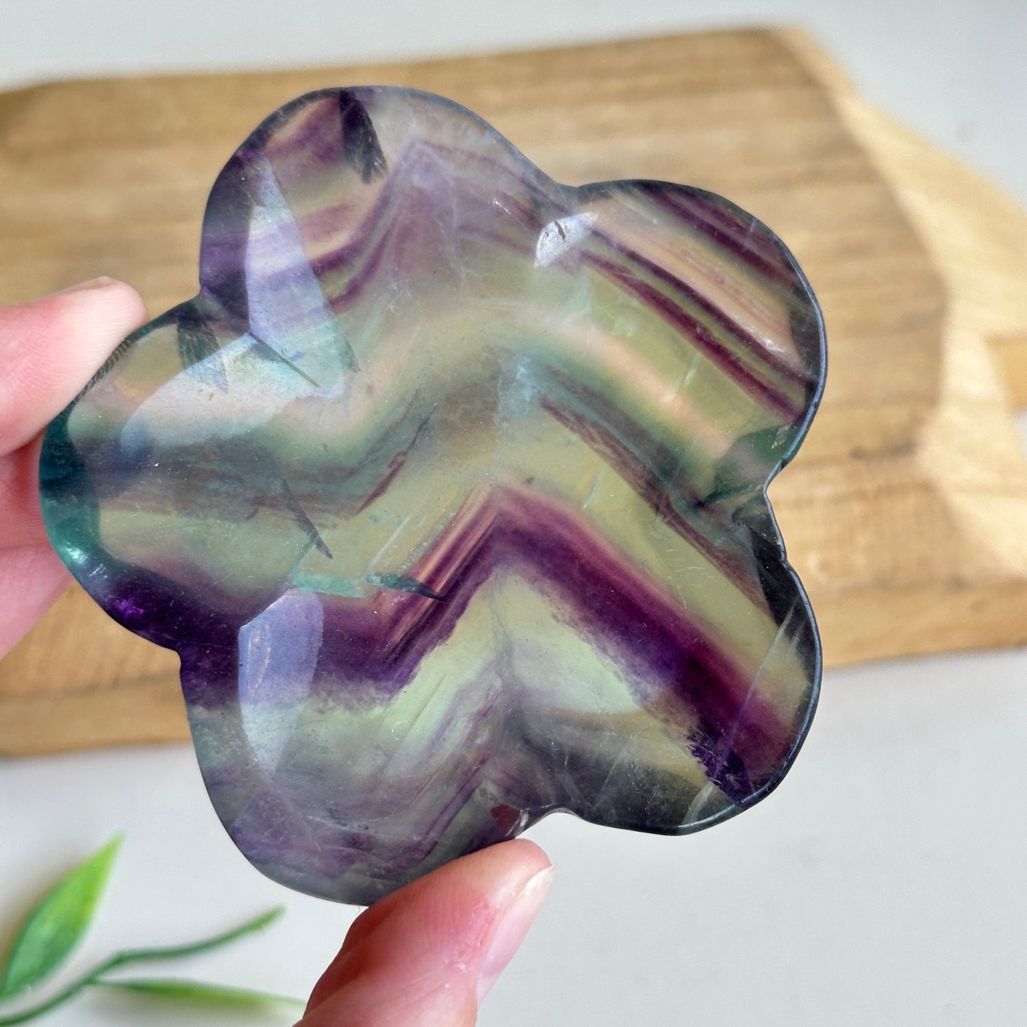 Fluorite Flower Bowl 18