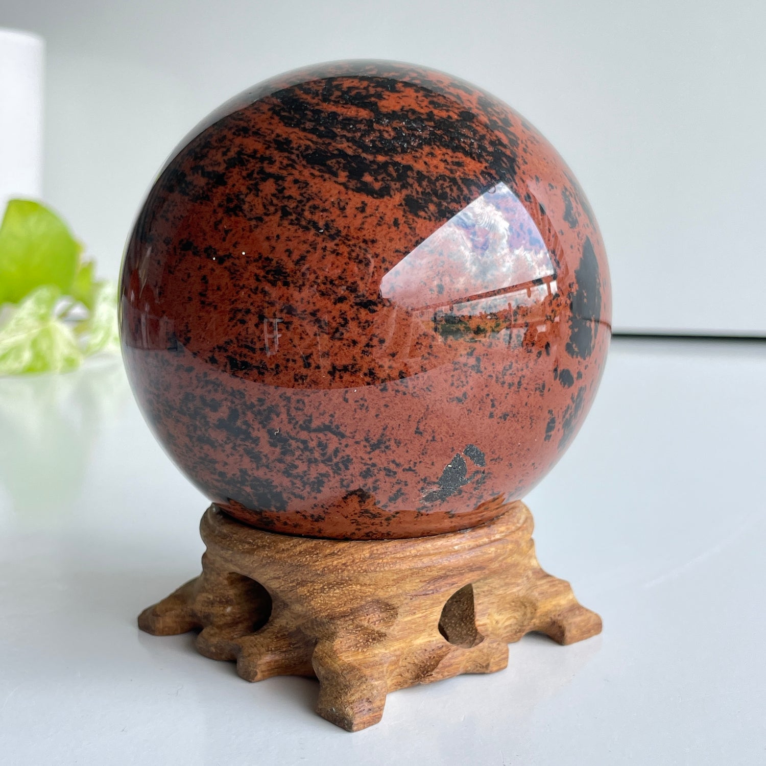 Mahogany Obsidian Sphere 9cm