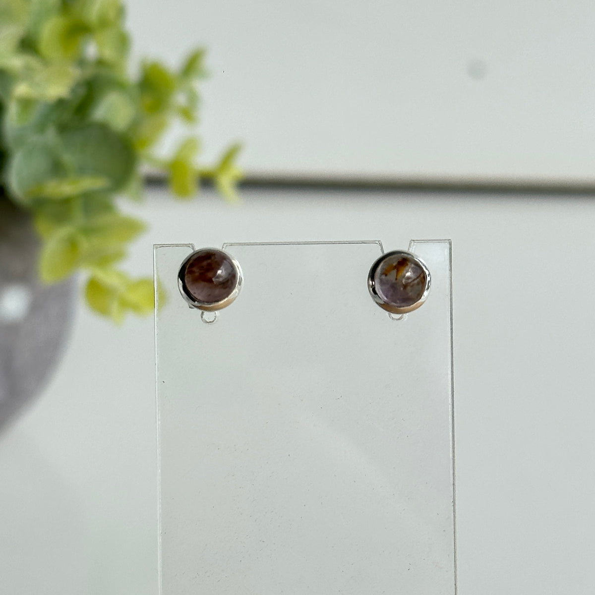 Super Seven Round Stud Earrings