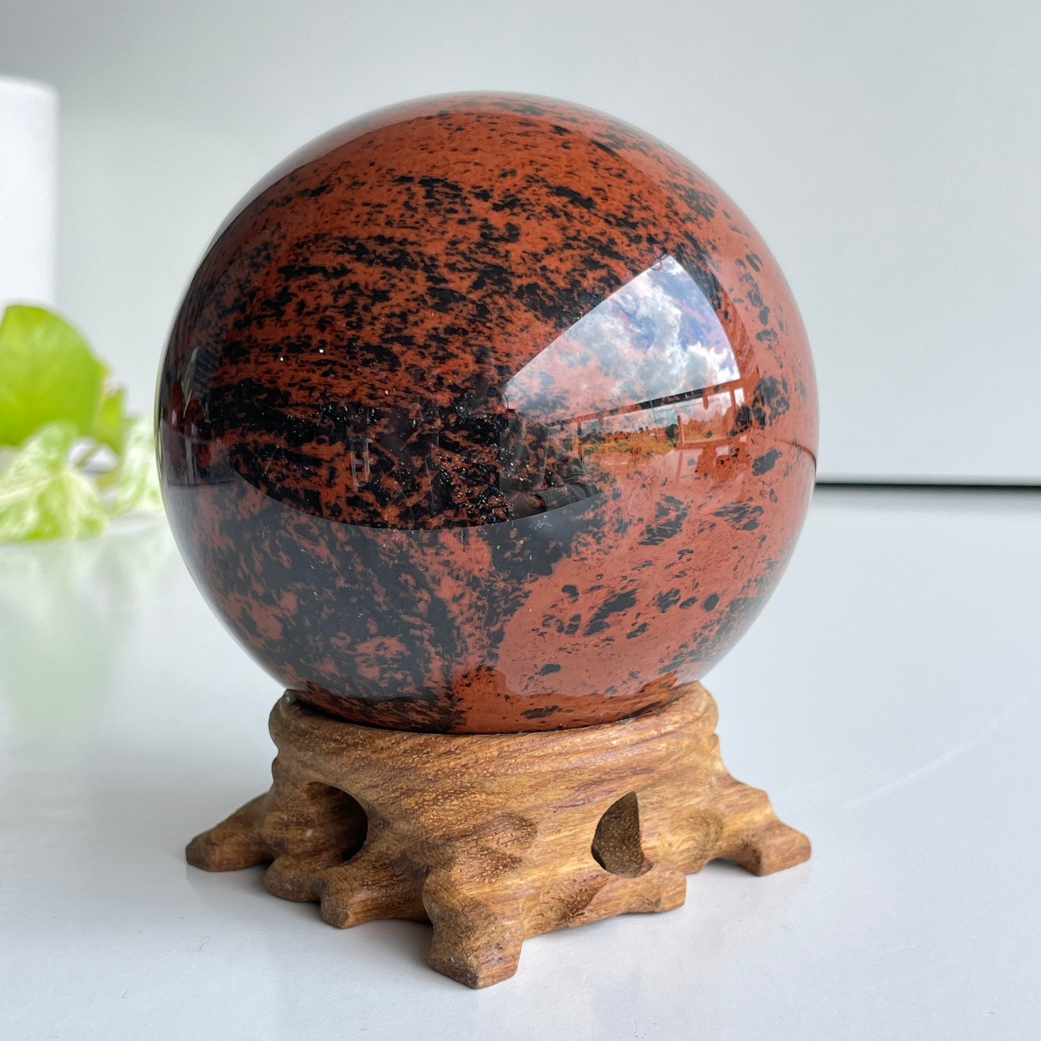 Mahogany Obsidian Sphere 9cm