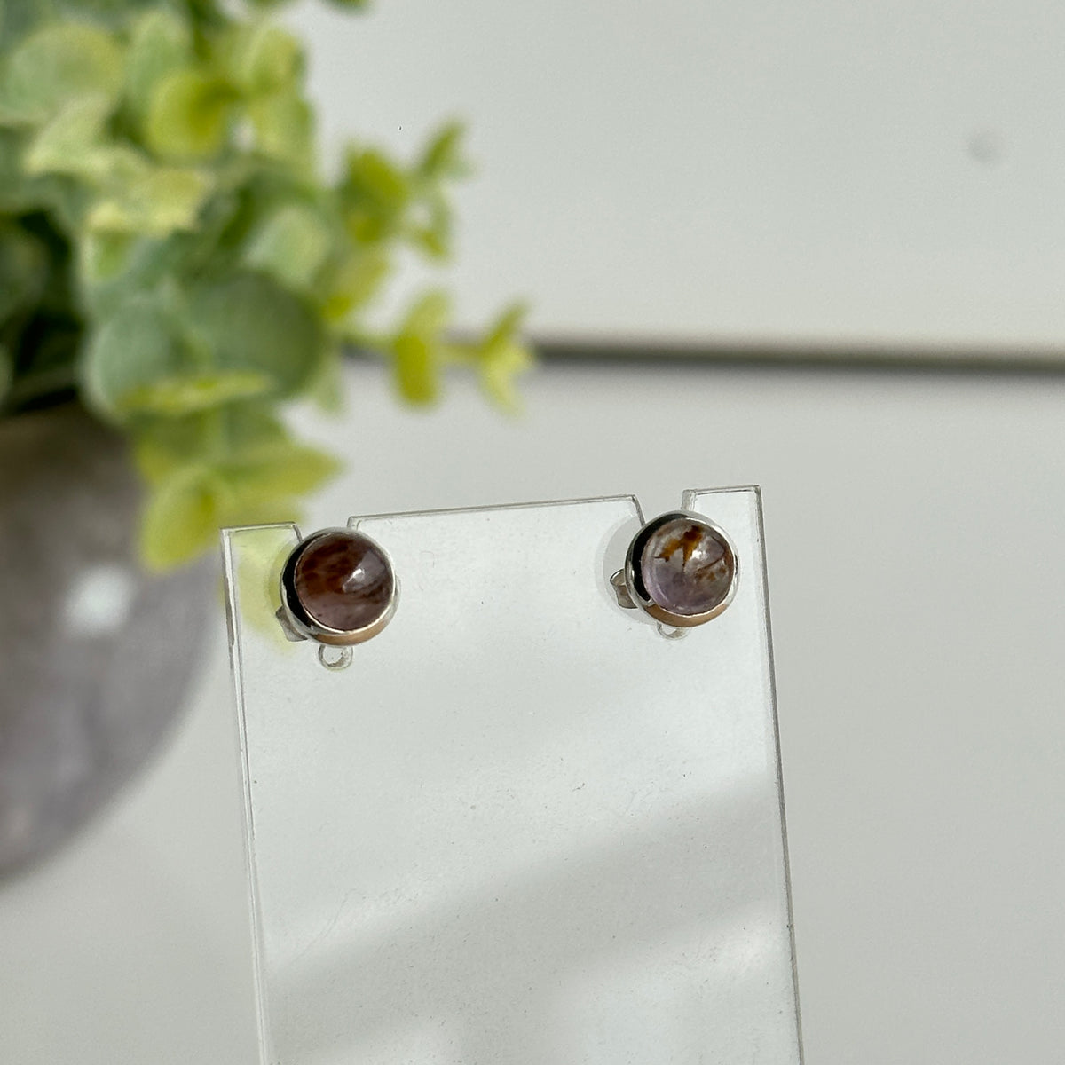 Super Seven Round Stud Earrings