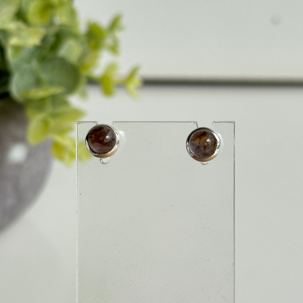 Super Seven Round Stud Earrings