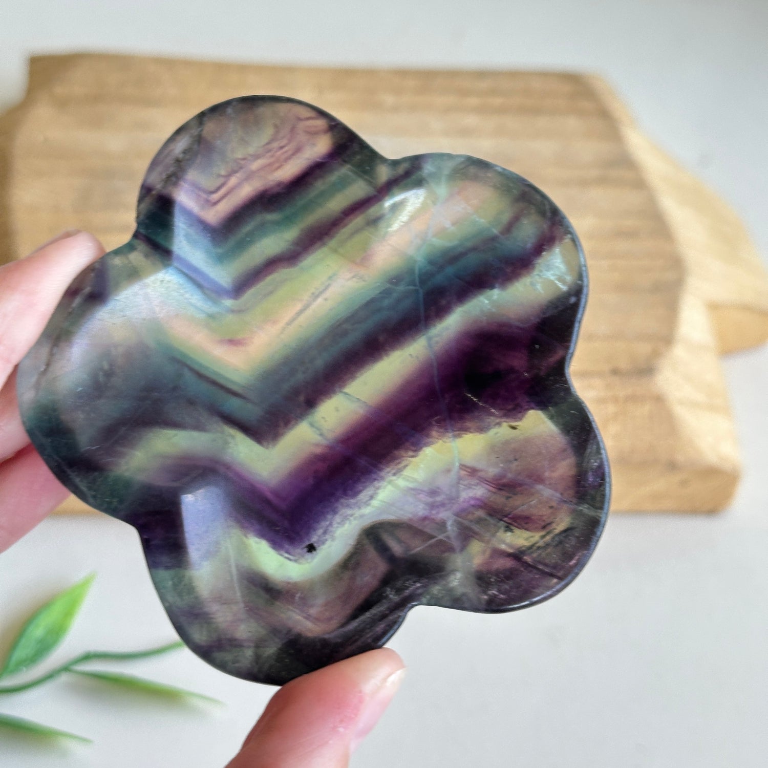 Fluorite Flower Bowl 17
