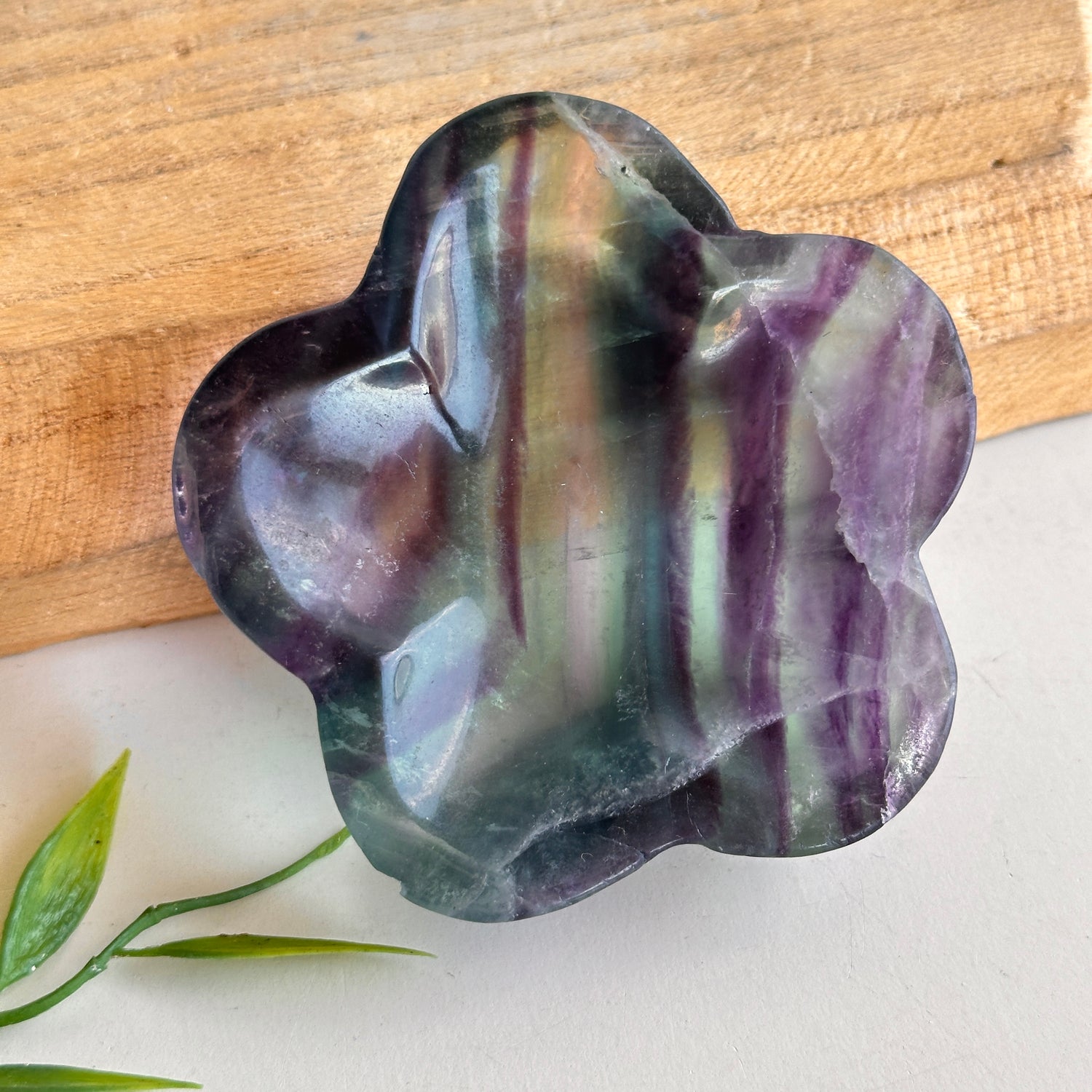 Fluorite Flower Bowl 16