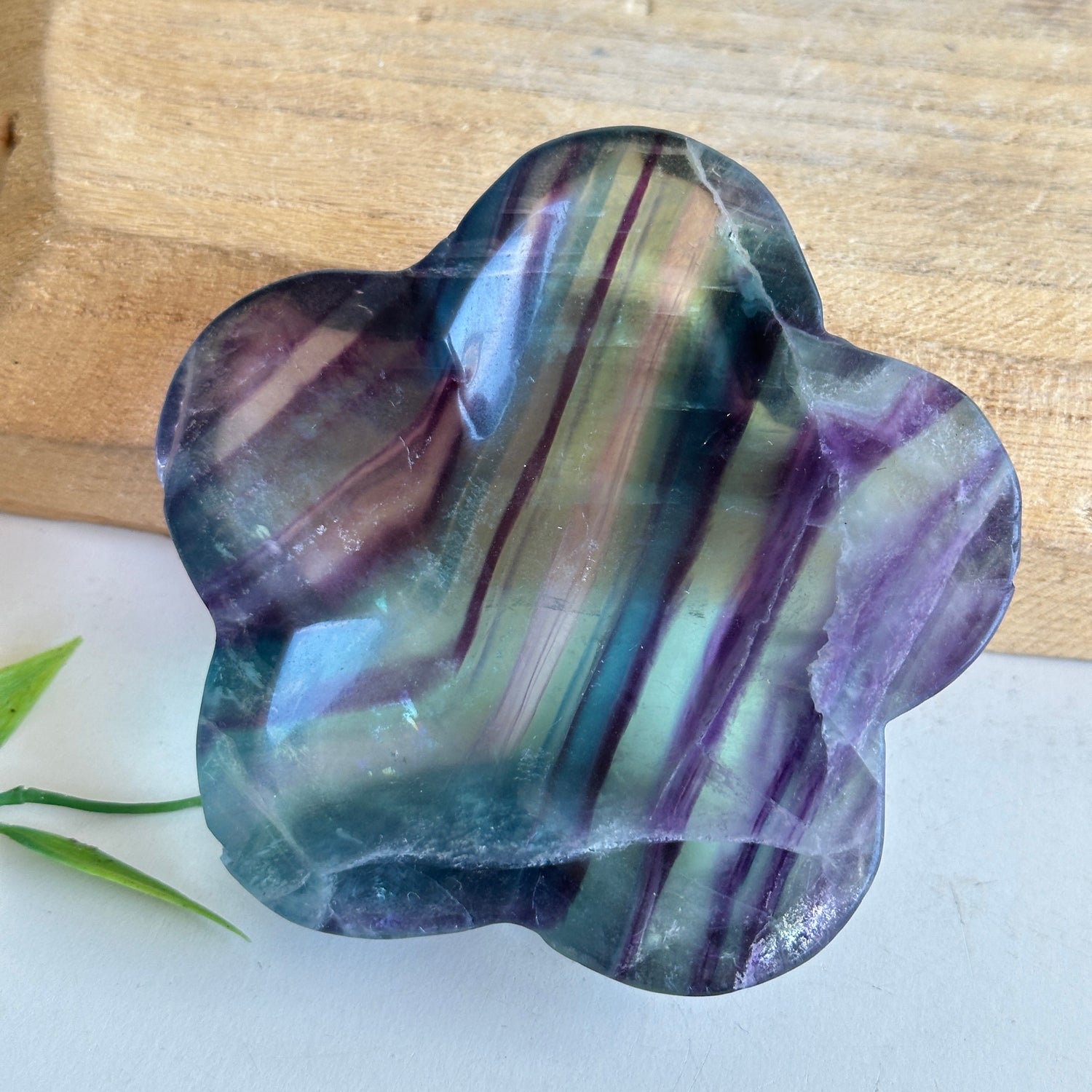 Fluorite Flower Bowl 16