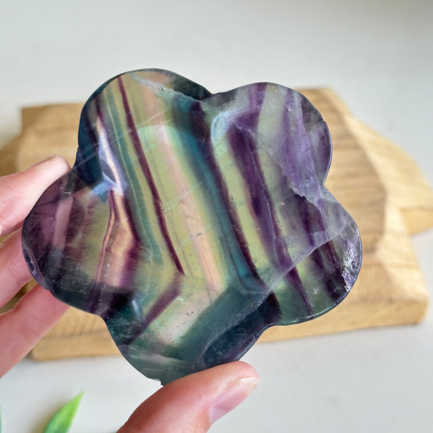 Fluorite Flower Bowl 16