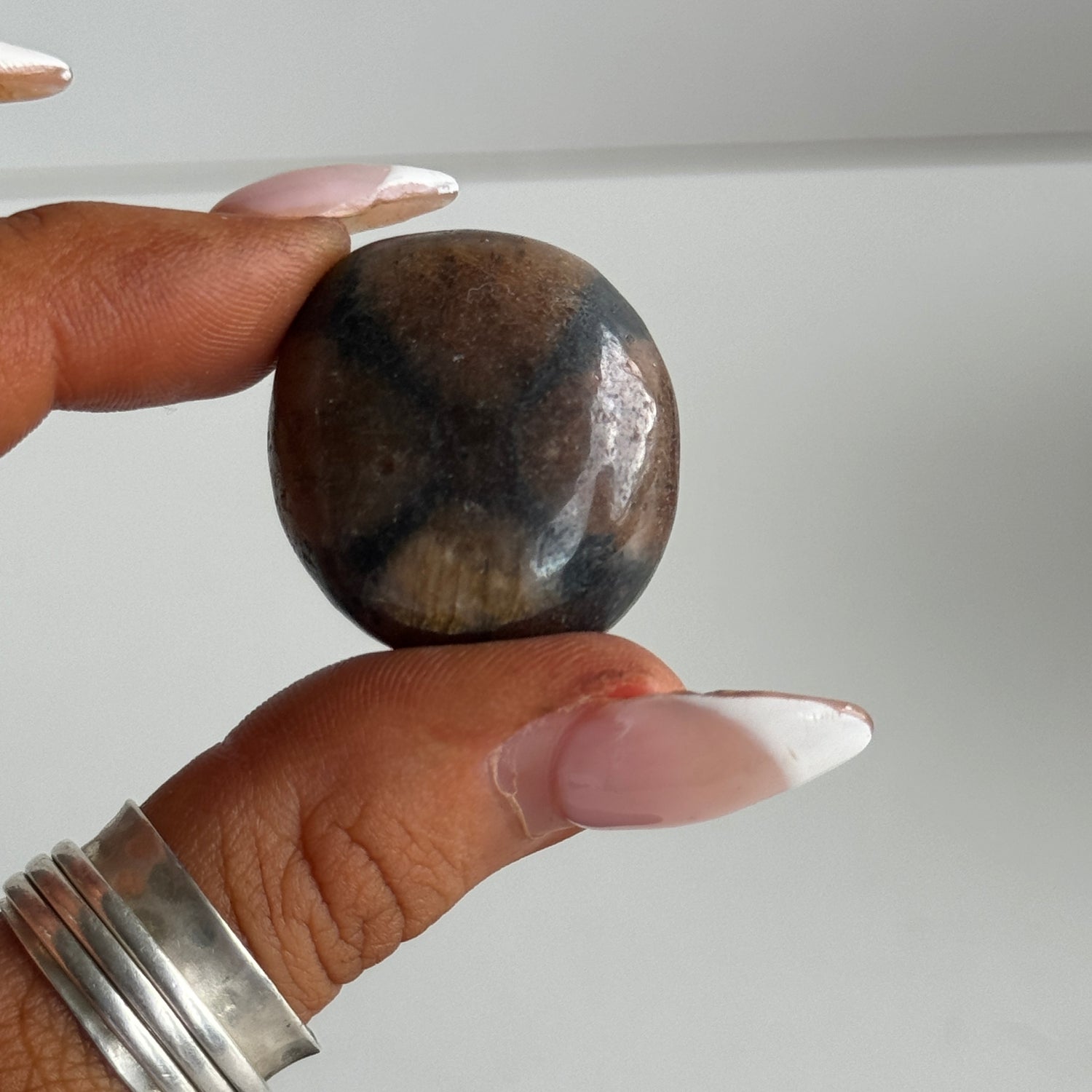 Chiastolite Tumbled
