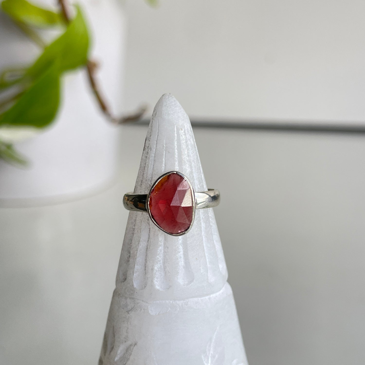 Rhodolite Garnet Ring Sz4