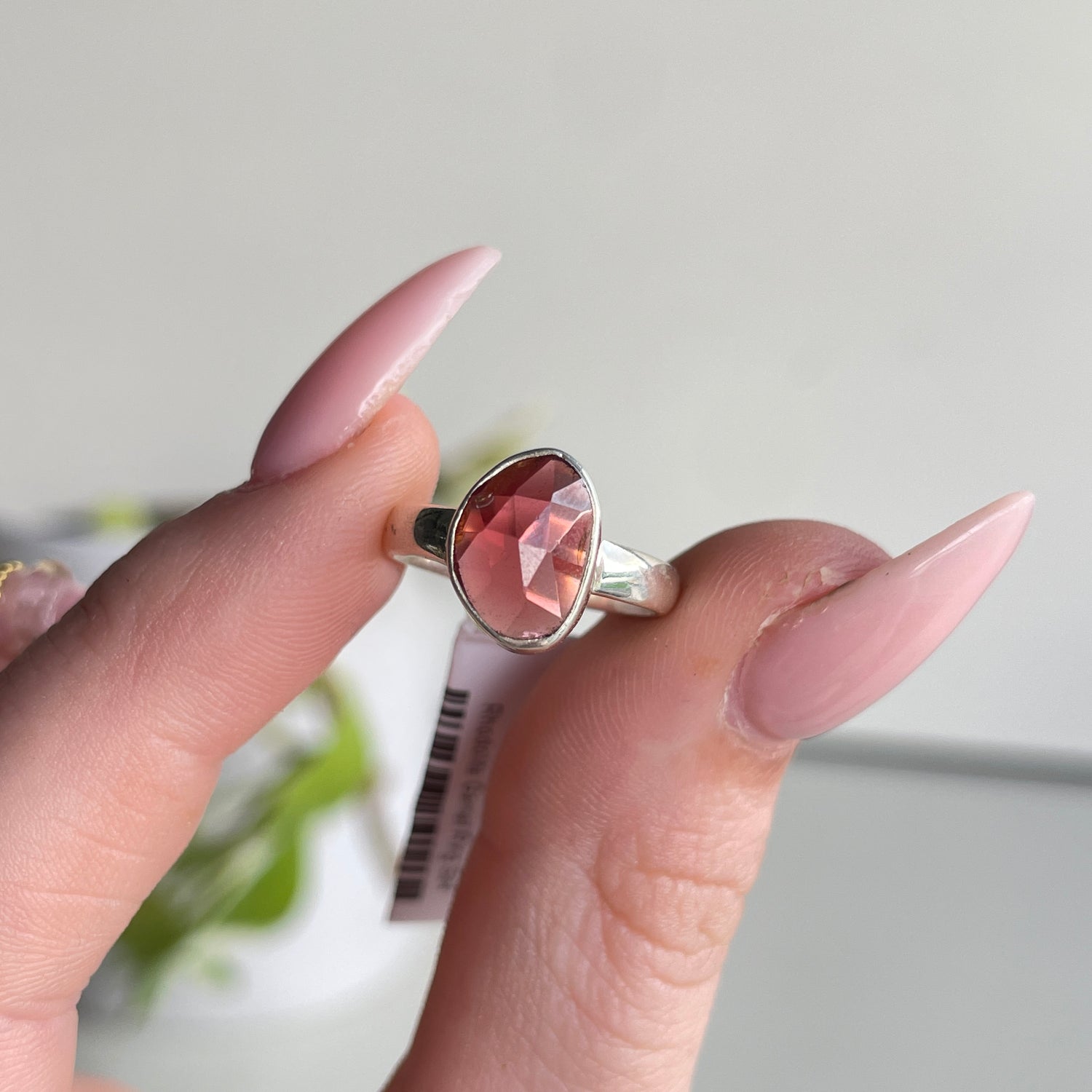 Rhodolite Garnet Ring Sz4