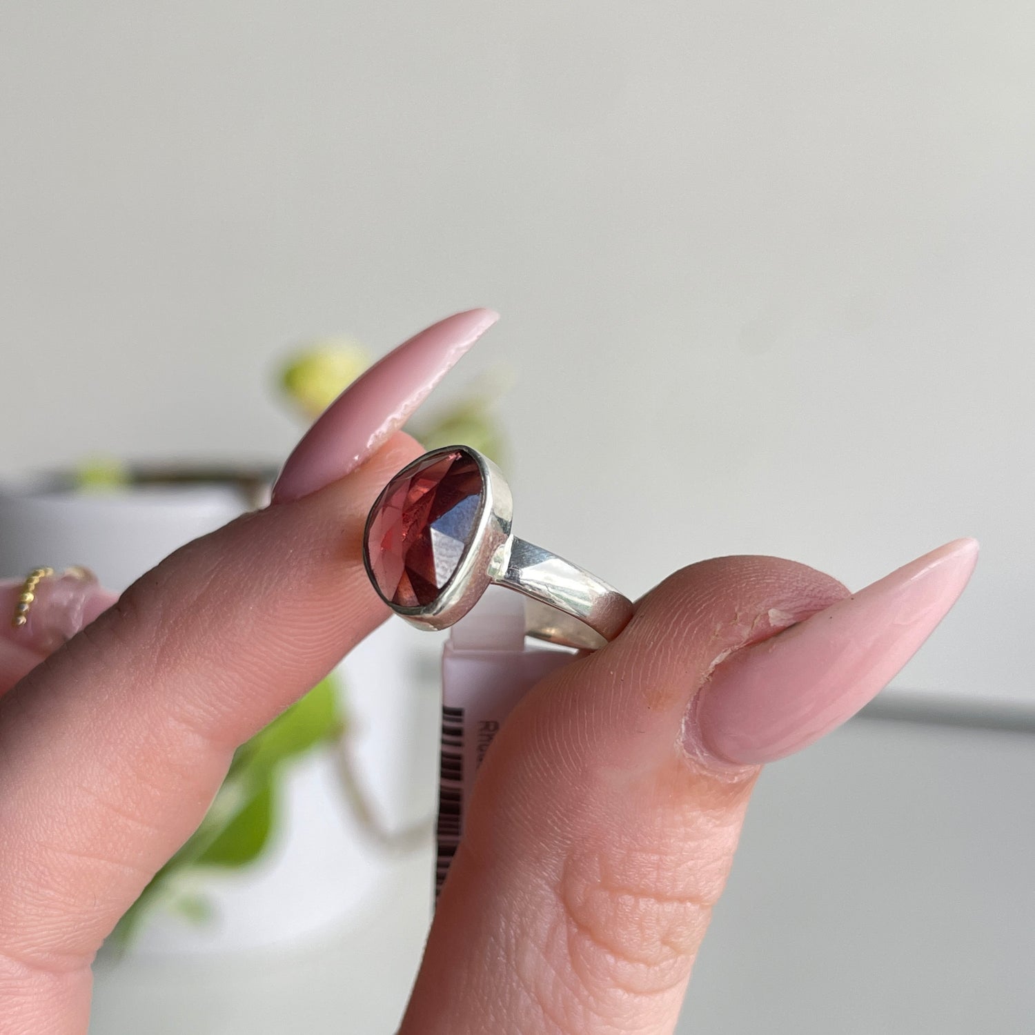 Rhodolite Garnet Ring Sz4