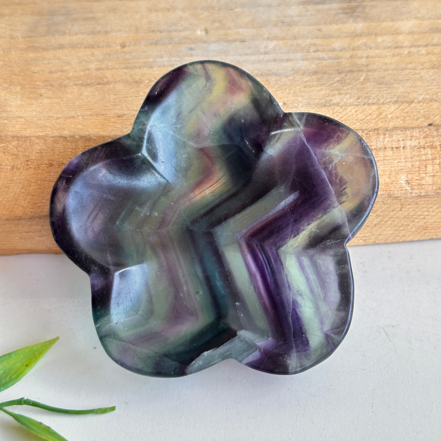 Fluorite Flower Bowl 8
