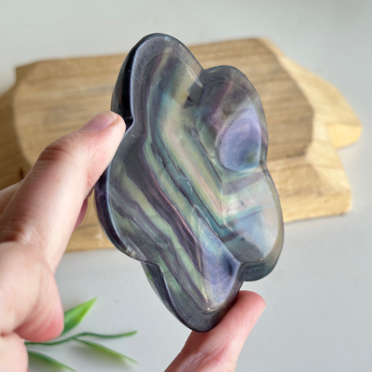Fluorite Flower Bowl 6