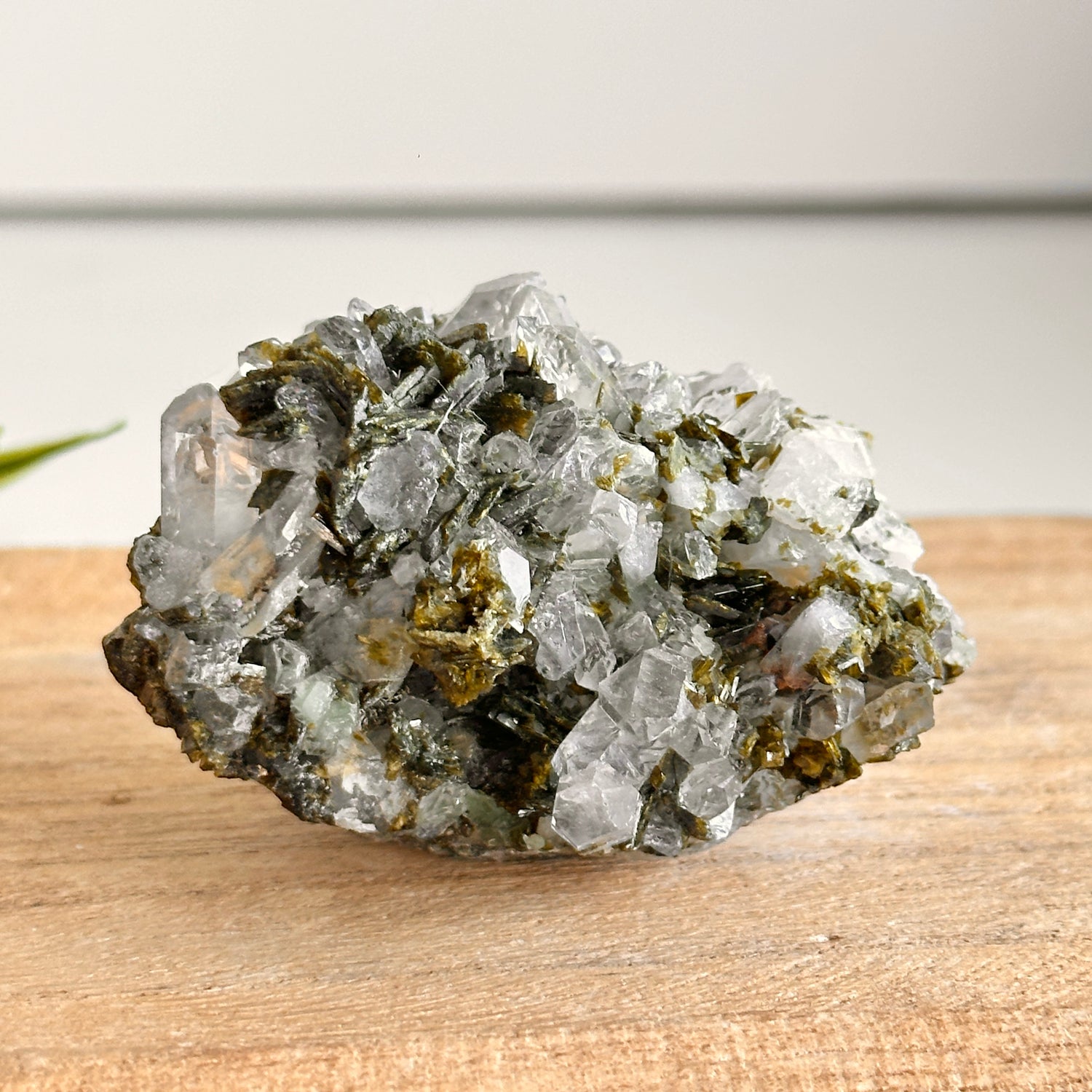 Epidote & Quartz Cluster 114g - High Quality