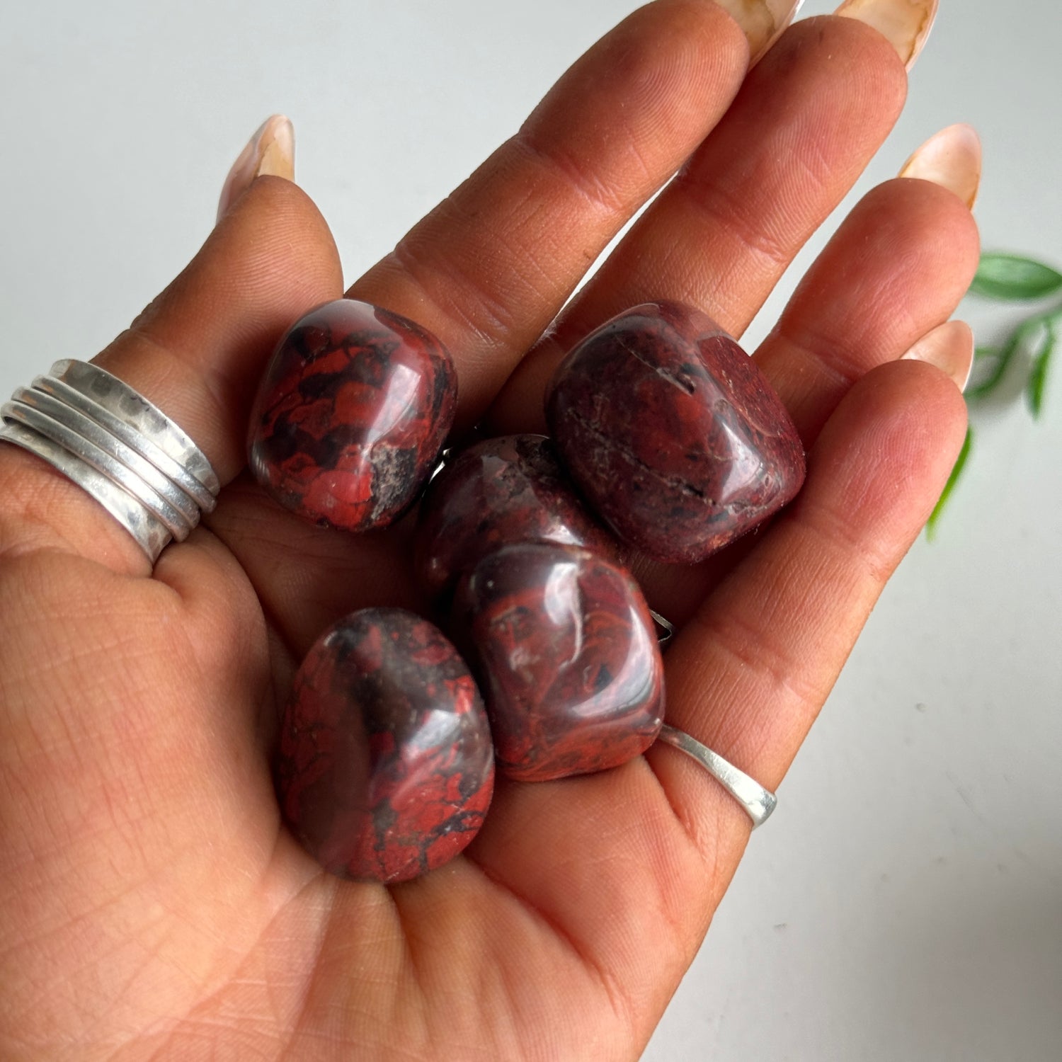 Brecciated Jasper Tumbled