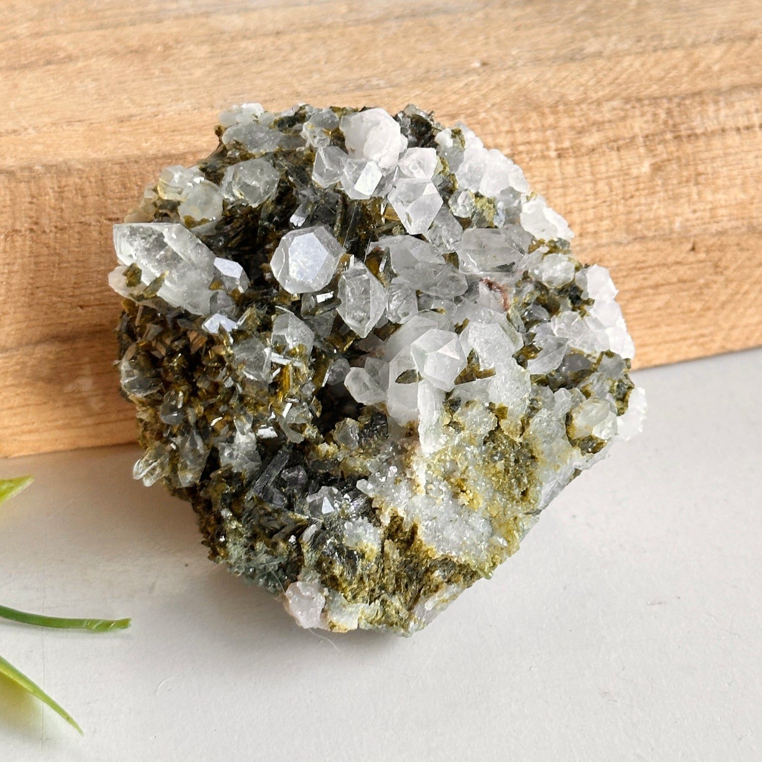 Epidote & Quartz Cluster 98g - High Quality