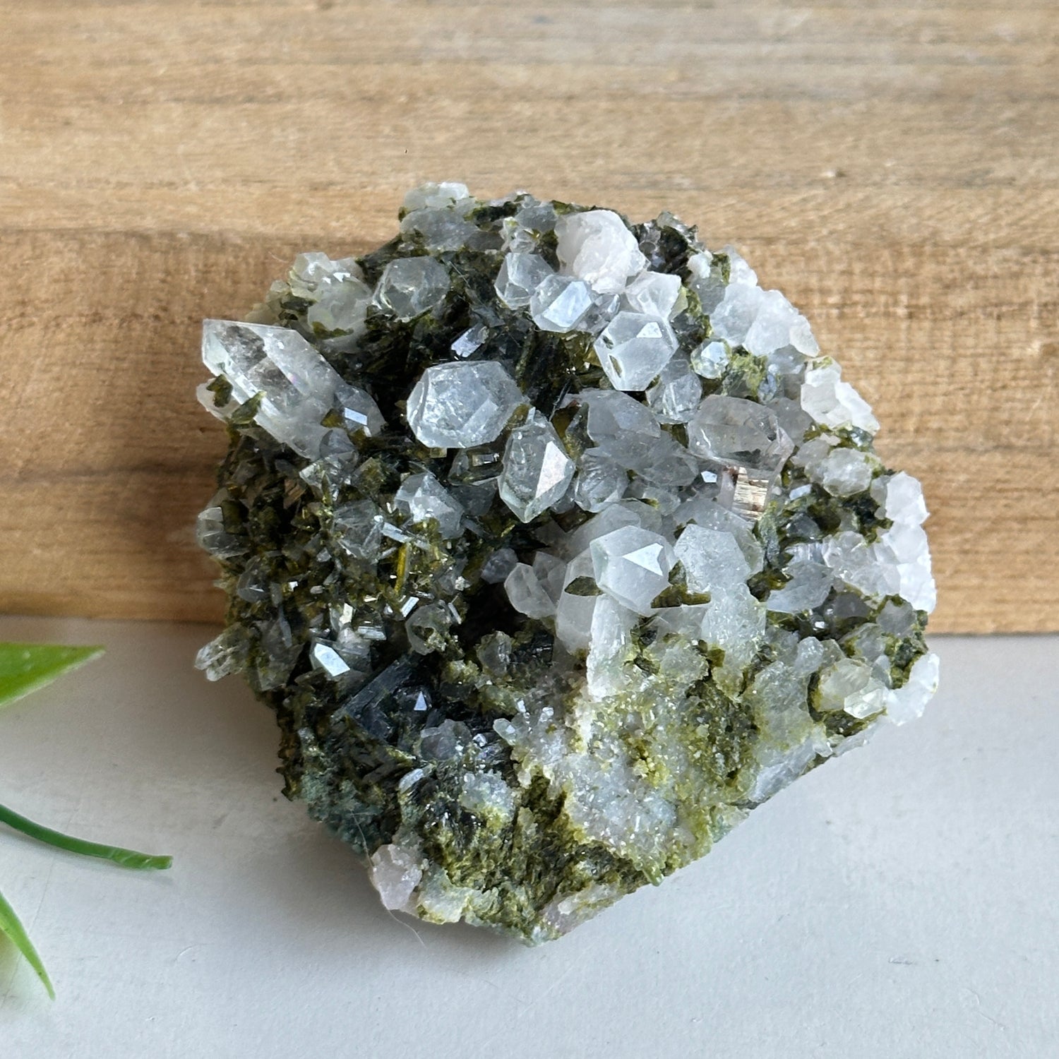 Epidote & Quartz Cluster 98g - High Quality