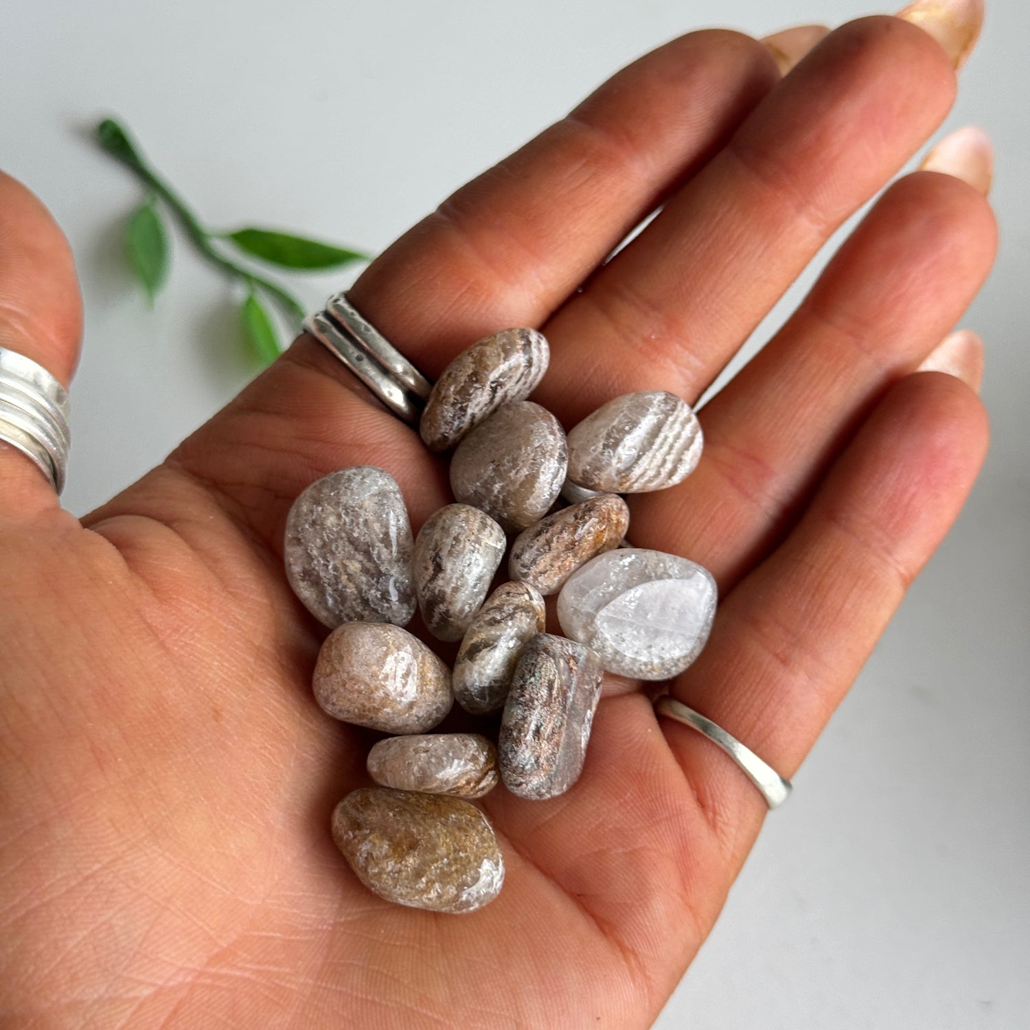1000 Layer Mini Lodolite Tumbled