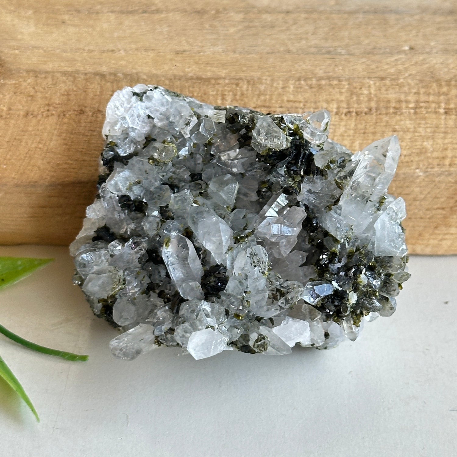 Epidote & Quartz Cluster 94g - High Quality