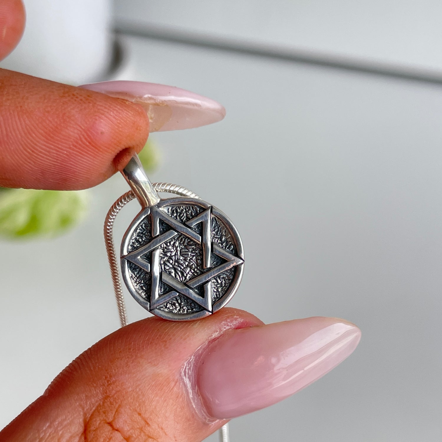 Star Of David 6 Point Star Pendant