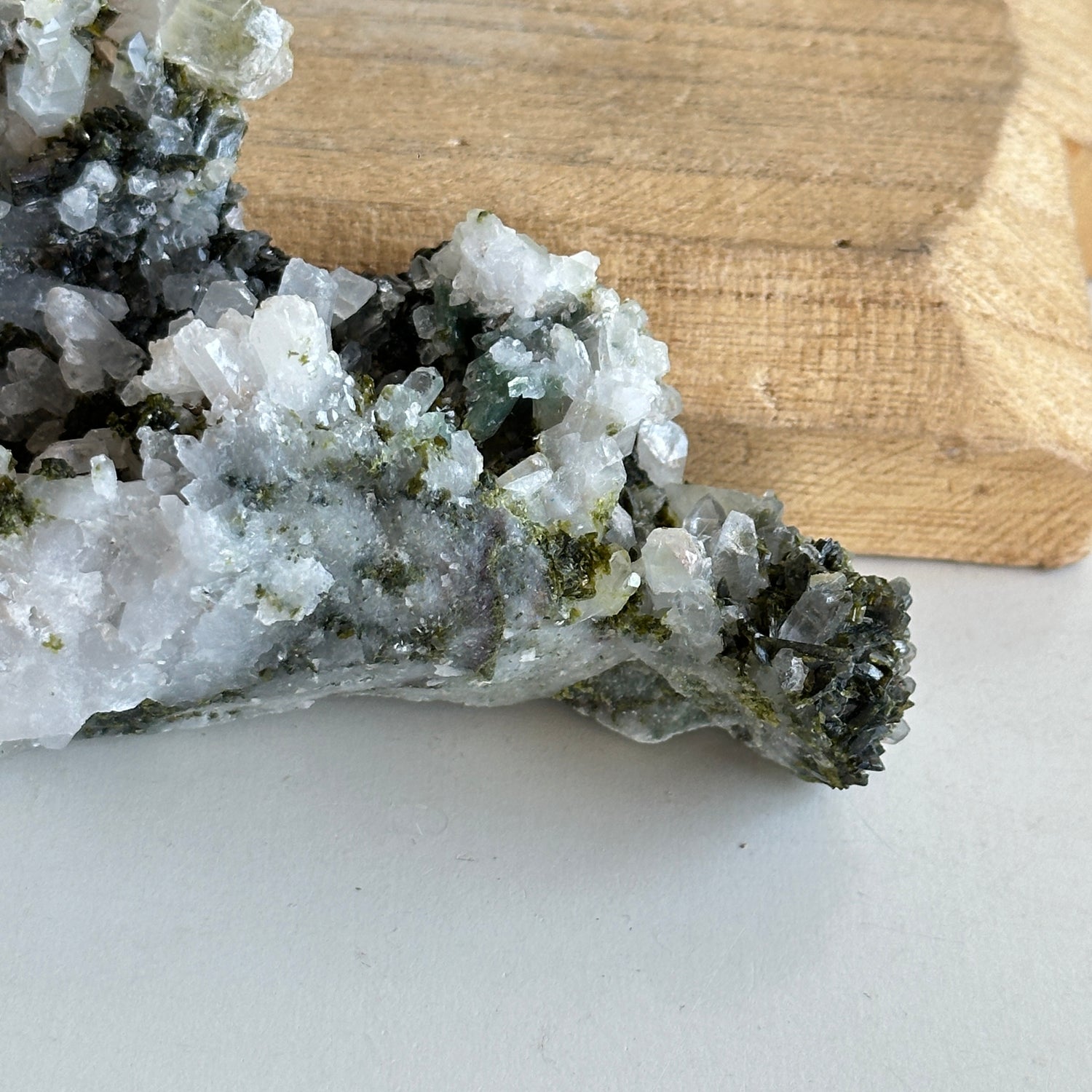 Epidote & Quartz Cluster 270g - High Quality