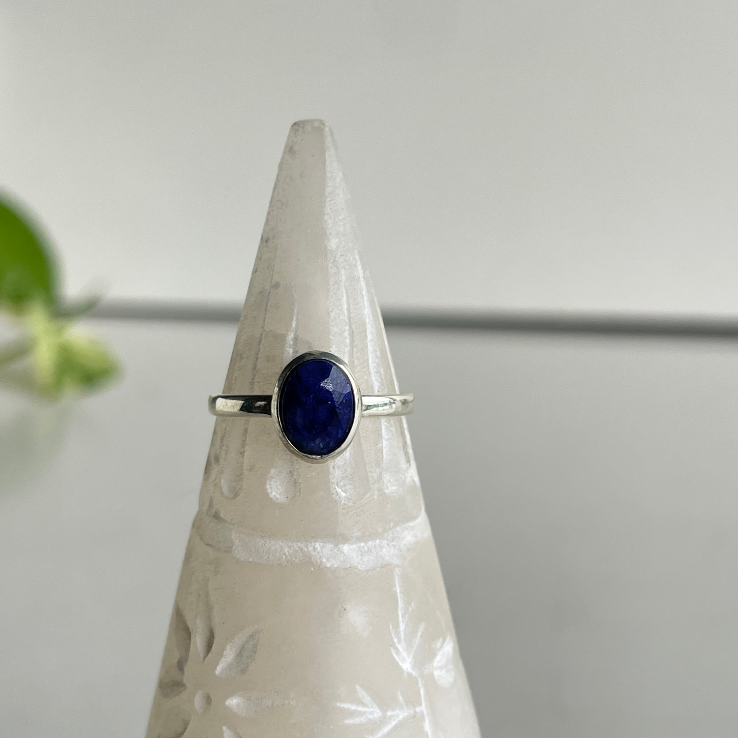 Sapphire Oval Ring
