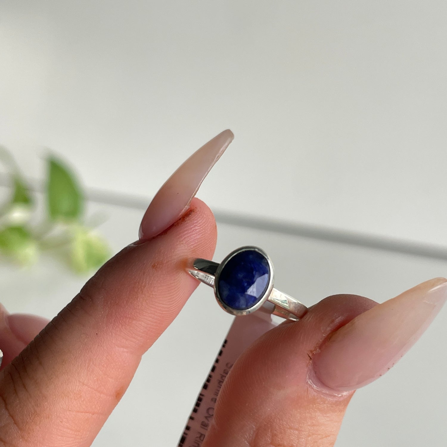 Sapphire Oval Ring