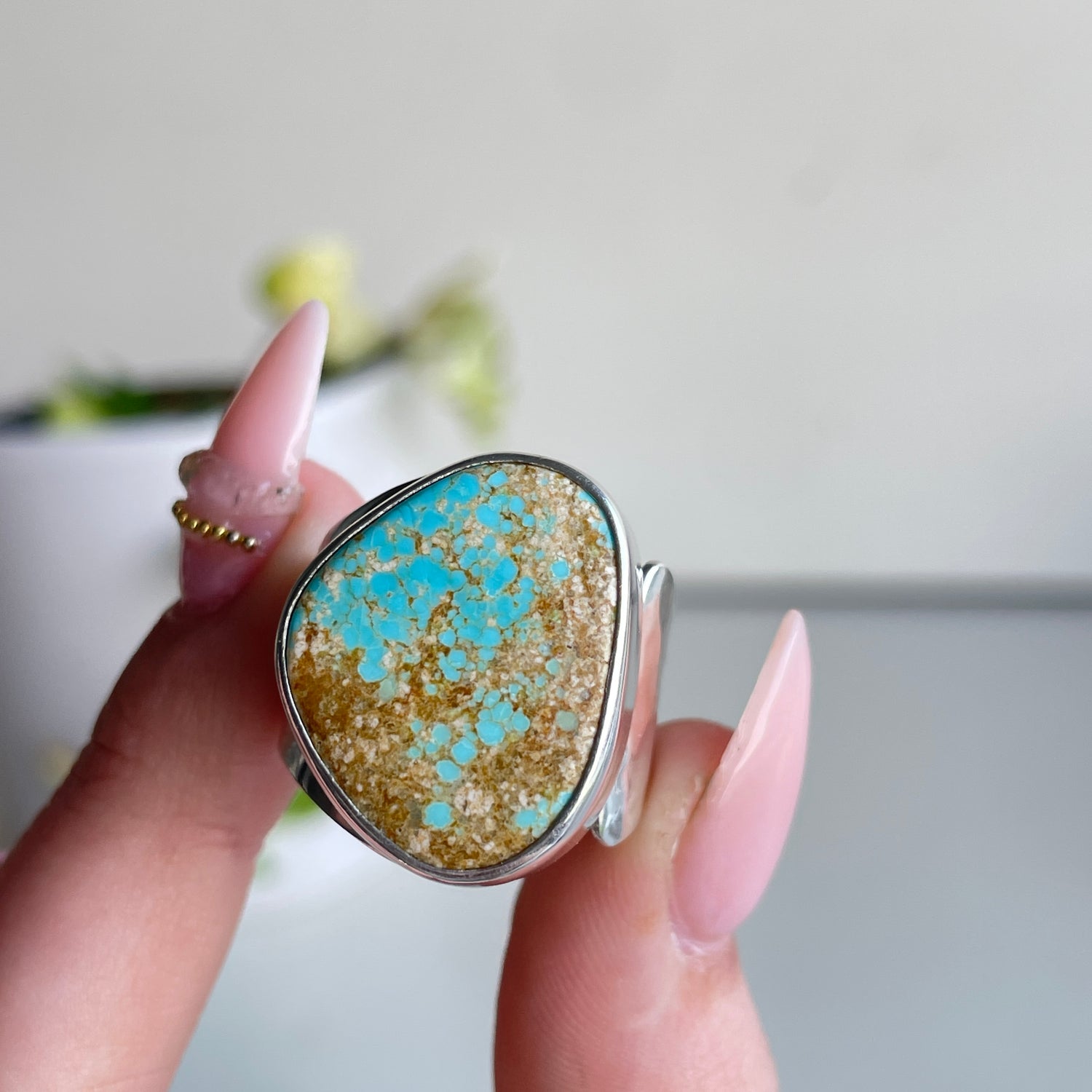 Turquoise Ring Sz9