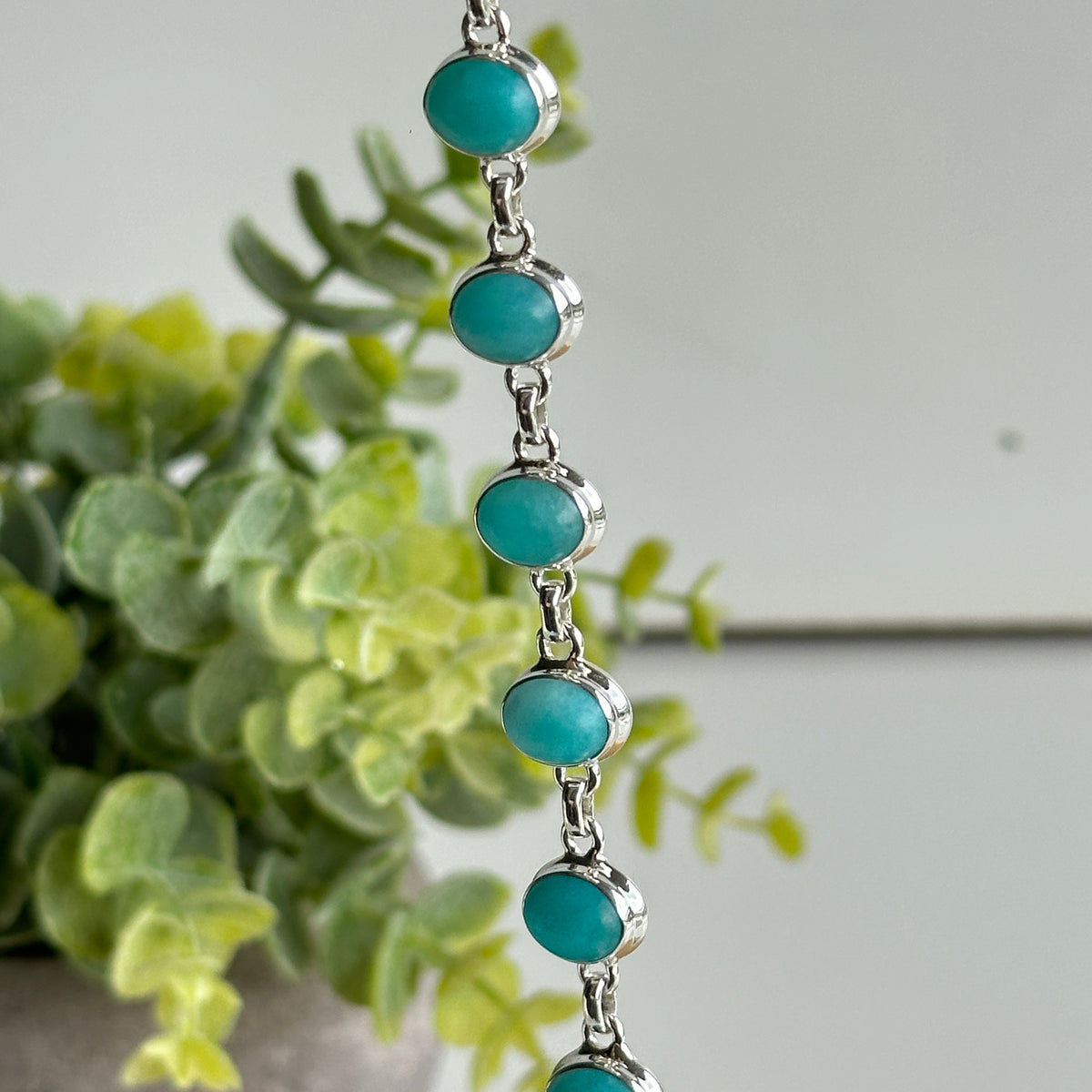 Amazonite Oval Bracelet