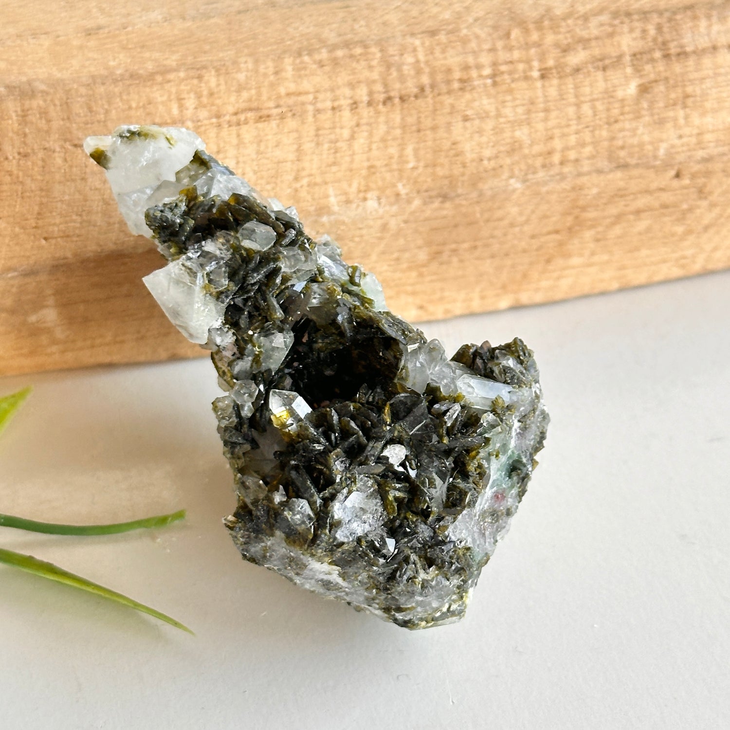Epidote & Quartz Cluster 58g - High Quality