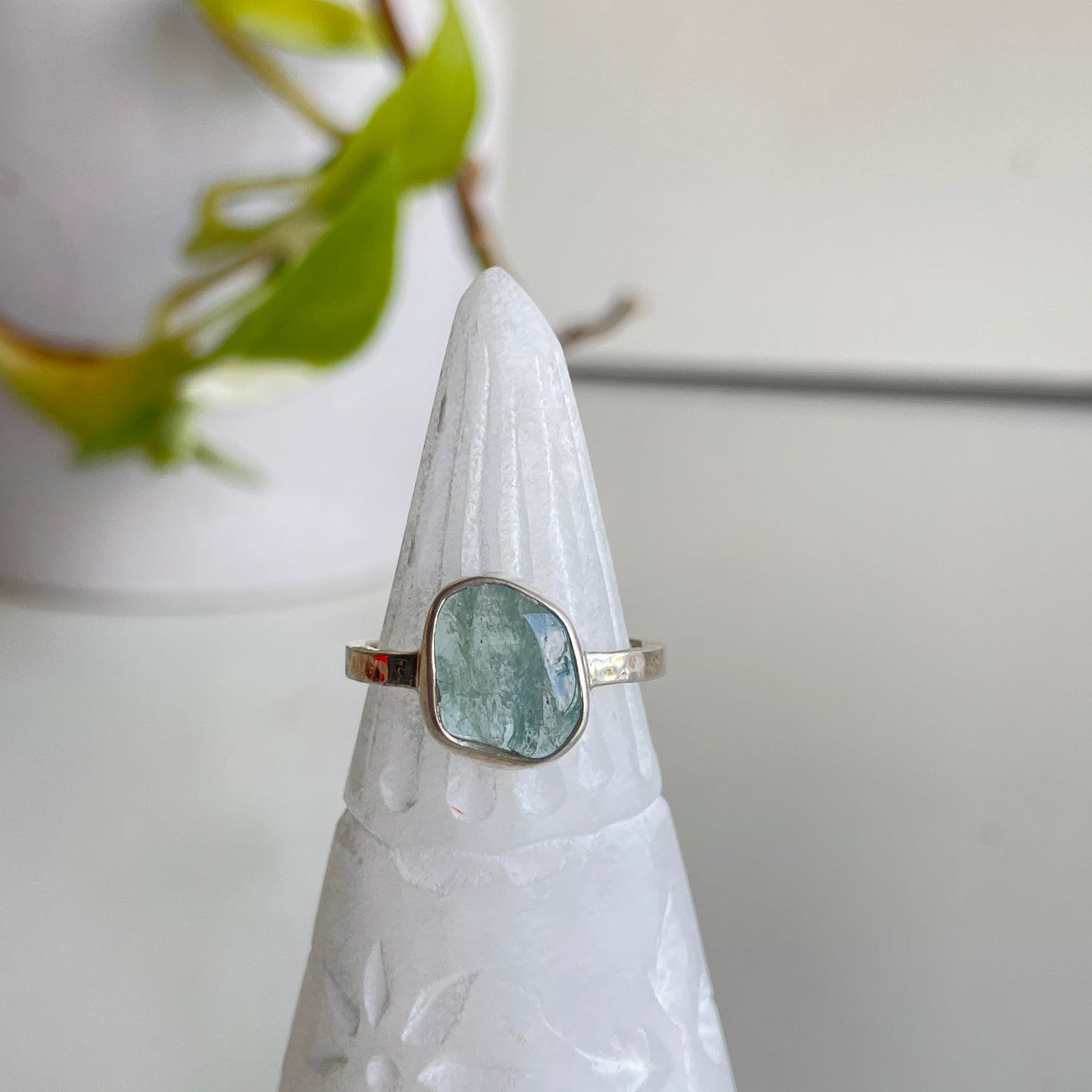 Blue Topaz Ring Sz7