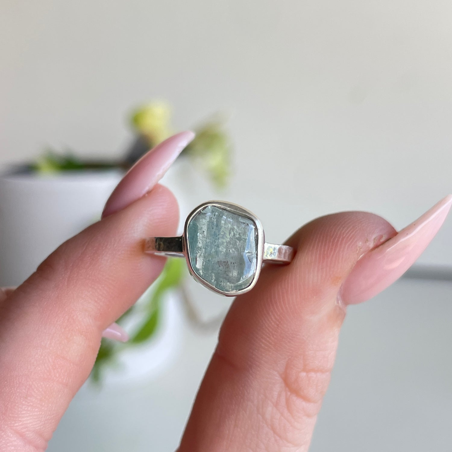 Blue Topaz Ring Sz7