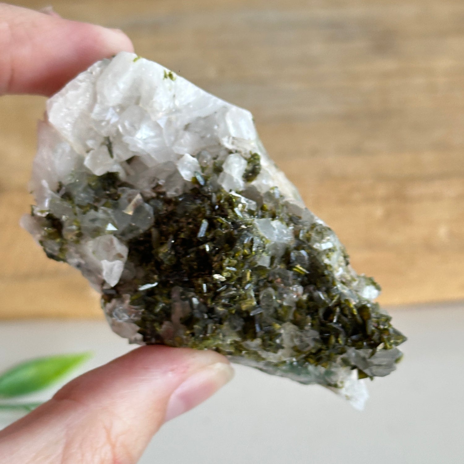 Epidote & Quartz Cluster 100g - High Quality