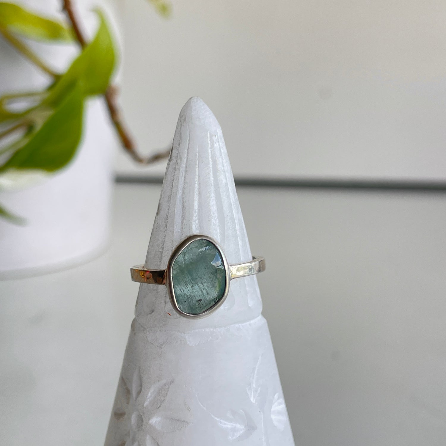 Blue Topaz Ring Sz8