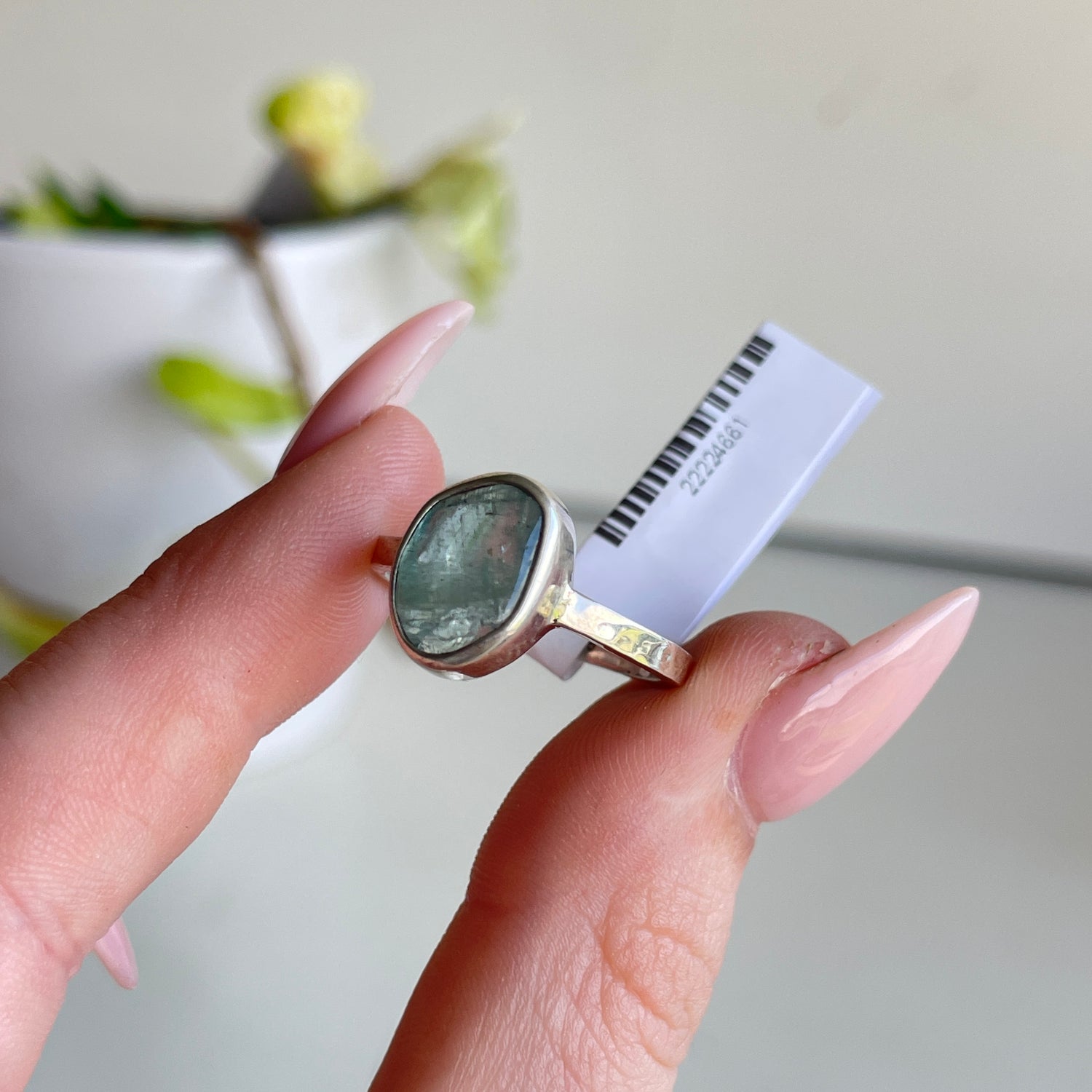 Blue Topaz Ring Sz8
