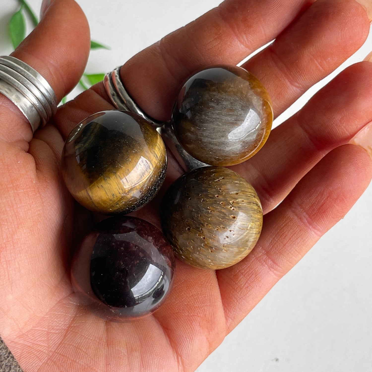 Tigers Eye Mini Sphere.