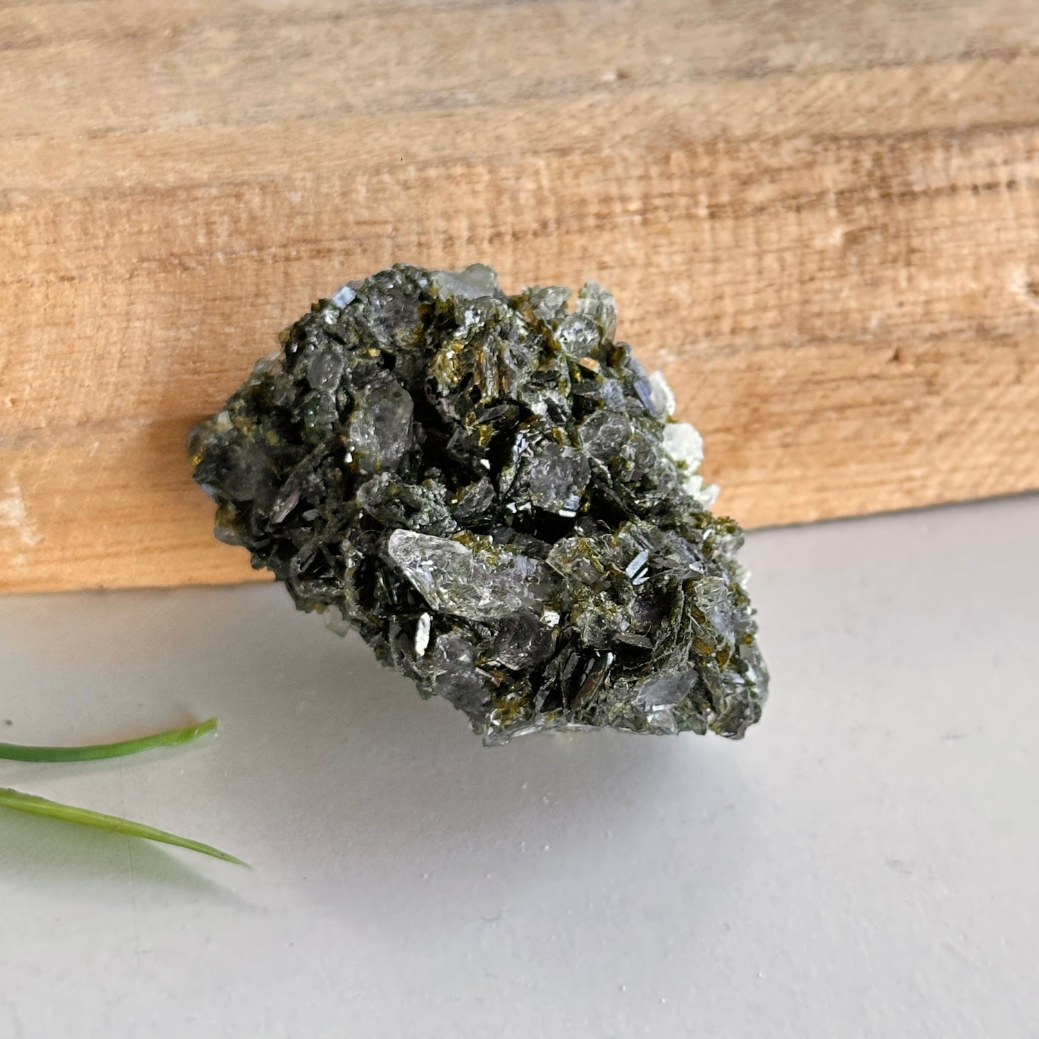 Epidote & Quartz Cluster 48g - High Quality