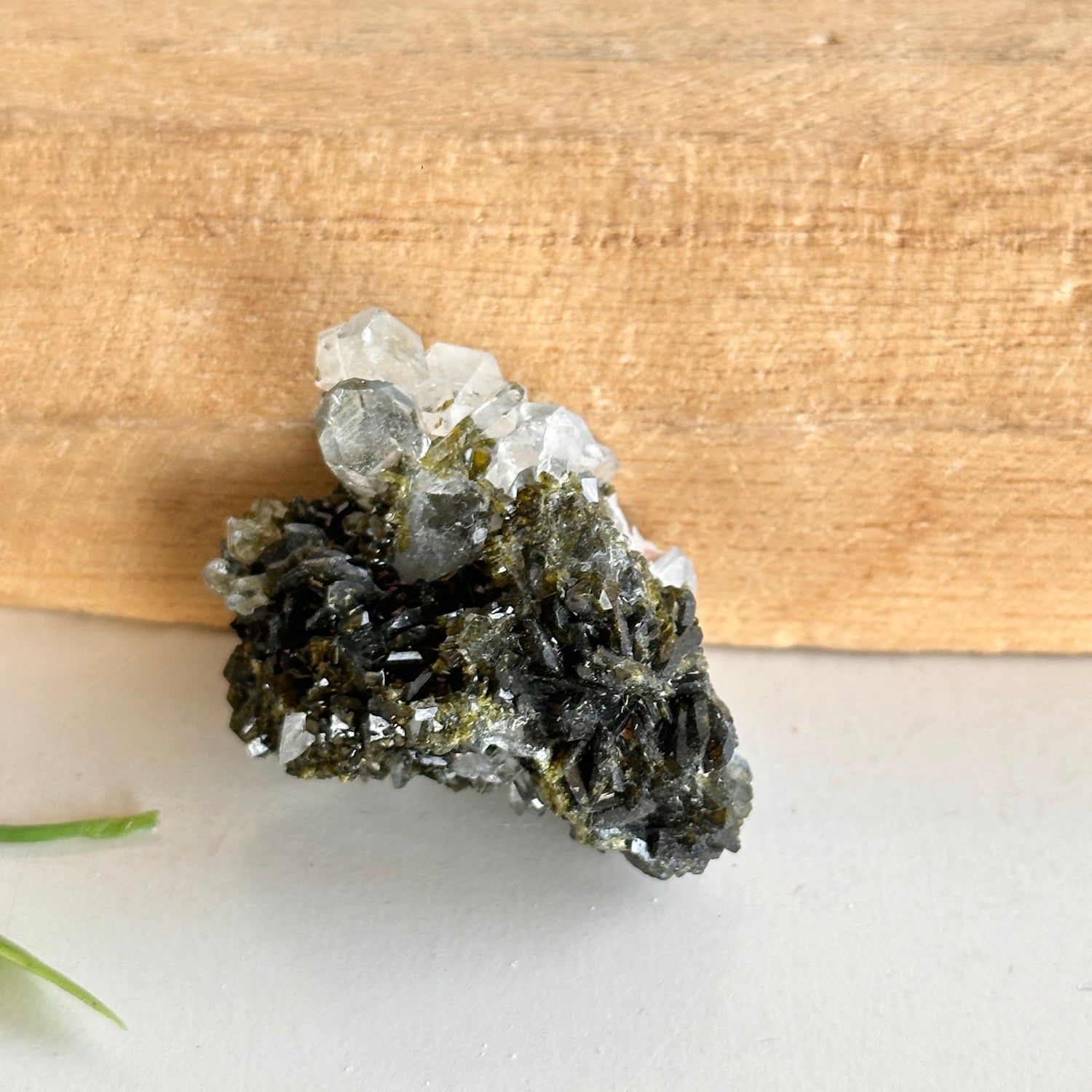 Epidote & Quartz Cluster 22g - High Quality